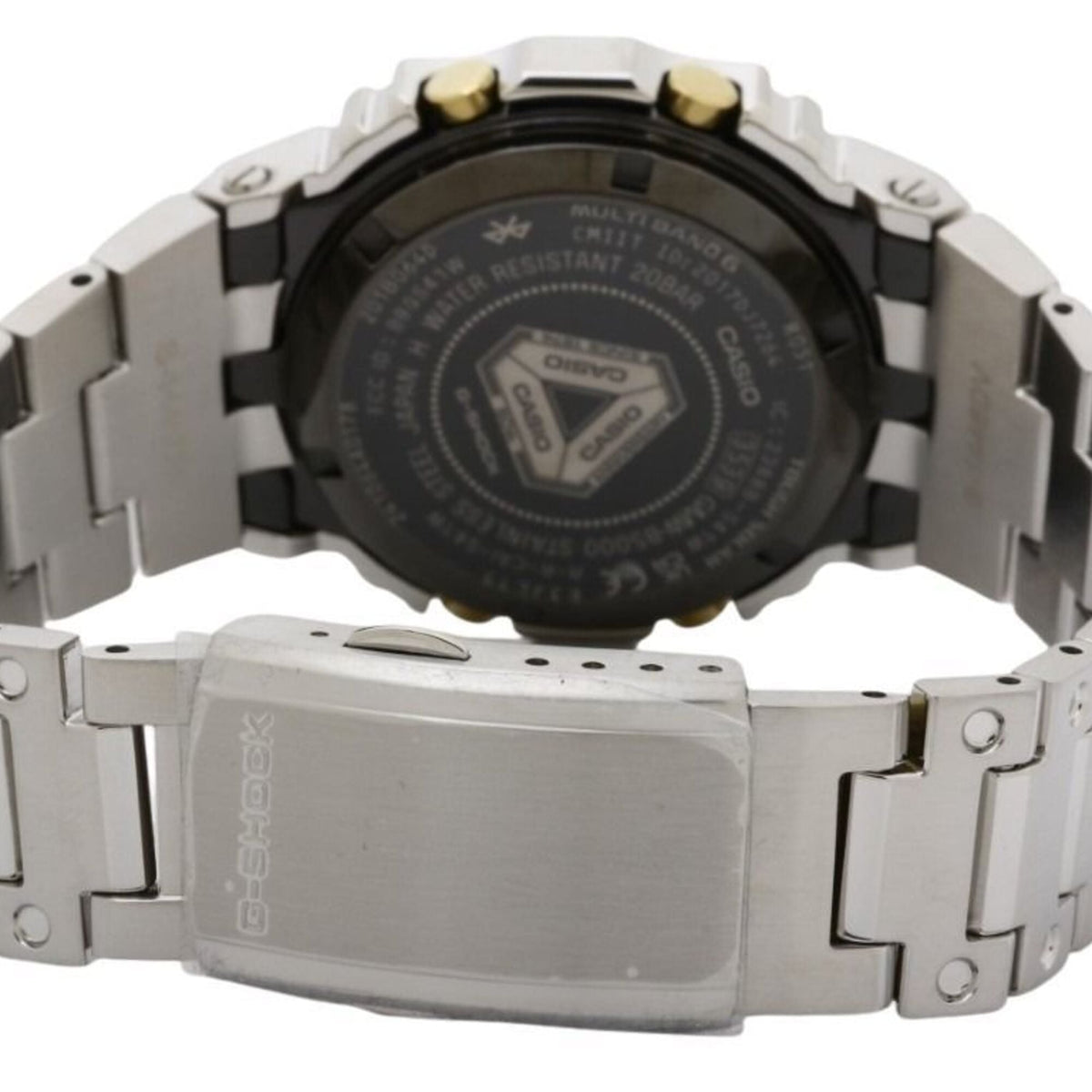 Montre Casio G-SHOCK modèle 50e anniversaire FULL METAL SÉRIE 5000 GMW-B5000SS-2JR Noir Cadran 43 mm
