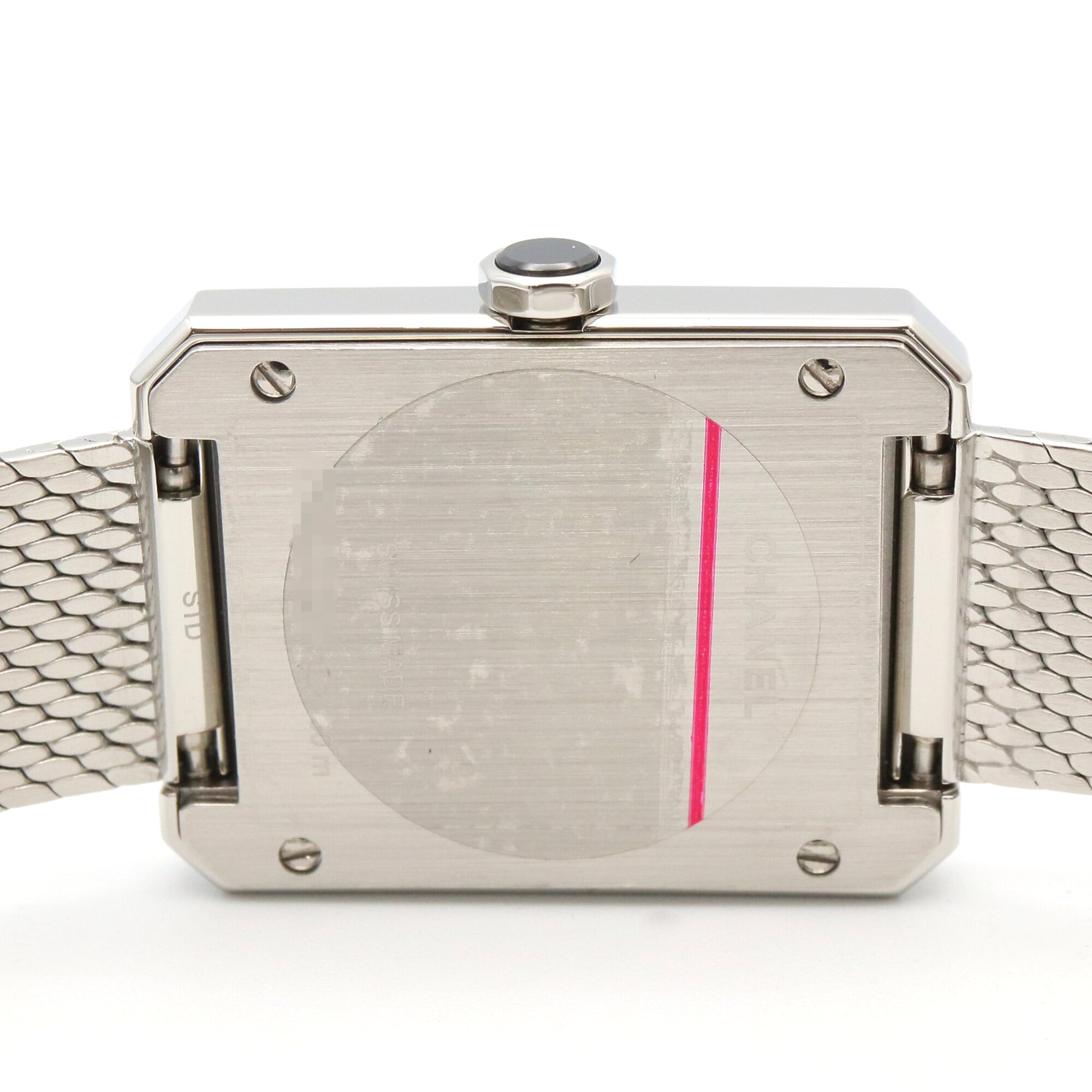 Montre Chanel Boyfriend en tweed, acier inoxydable, femme, Noir, H4876