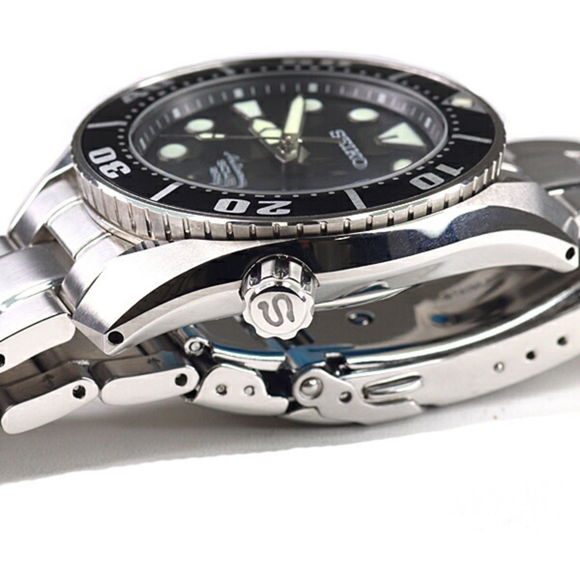 SEIKO Sumo Prospex Diver Scuba 200 m herenhorloge, zwart, 6R15-00G0, wijzerplaat, automatisch