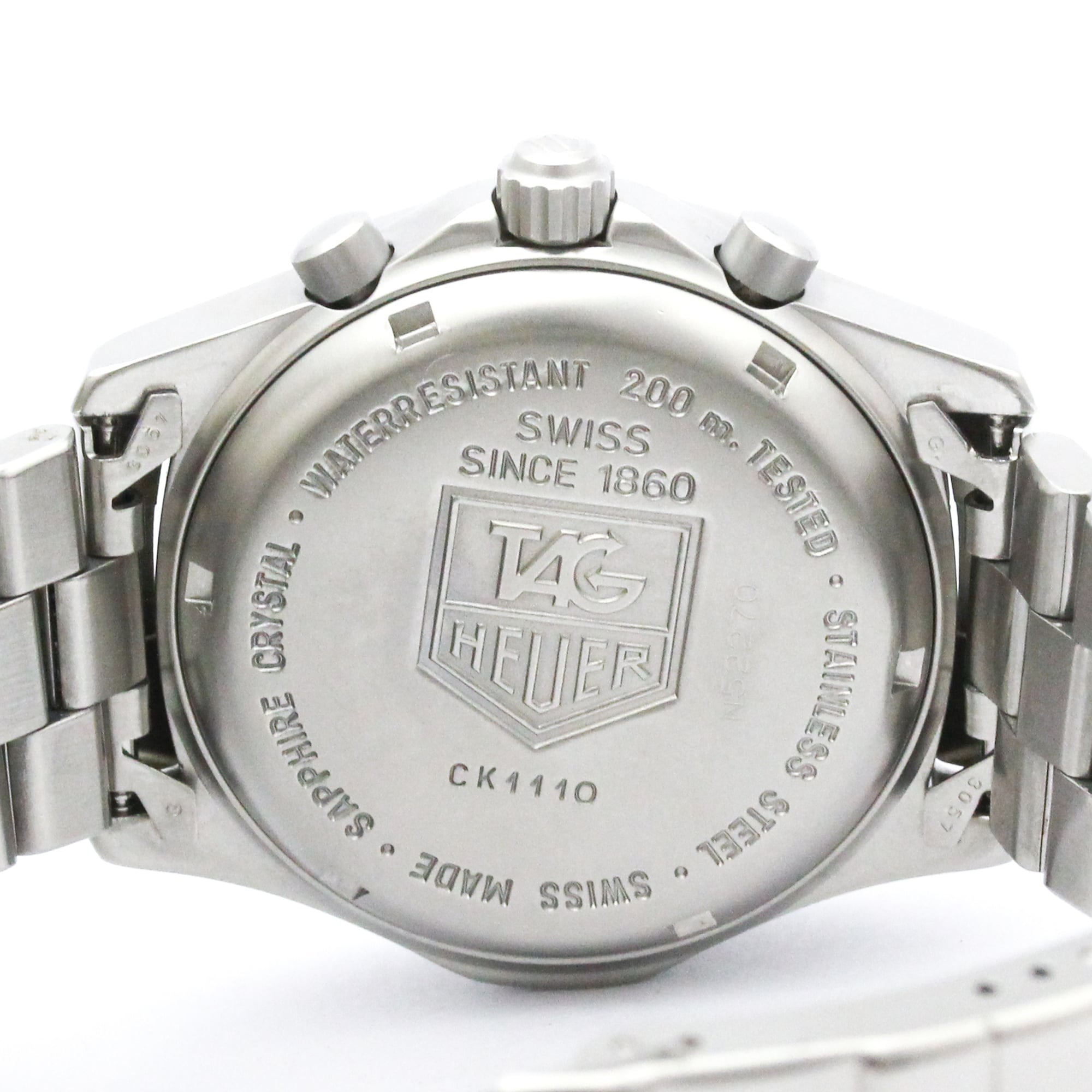 TAG HEUER 2000 Classic Professional Chronograph Watch CK1110