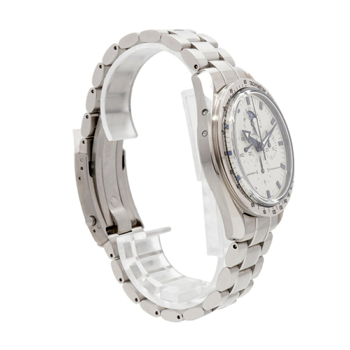 Omega Speedmaster Professional Moonphase 3575.2 met witte wijzerplaat, 41 mm