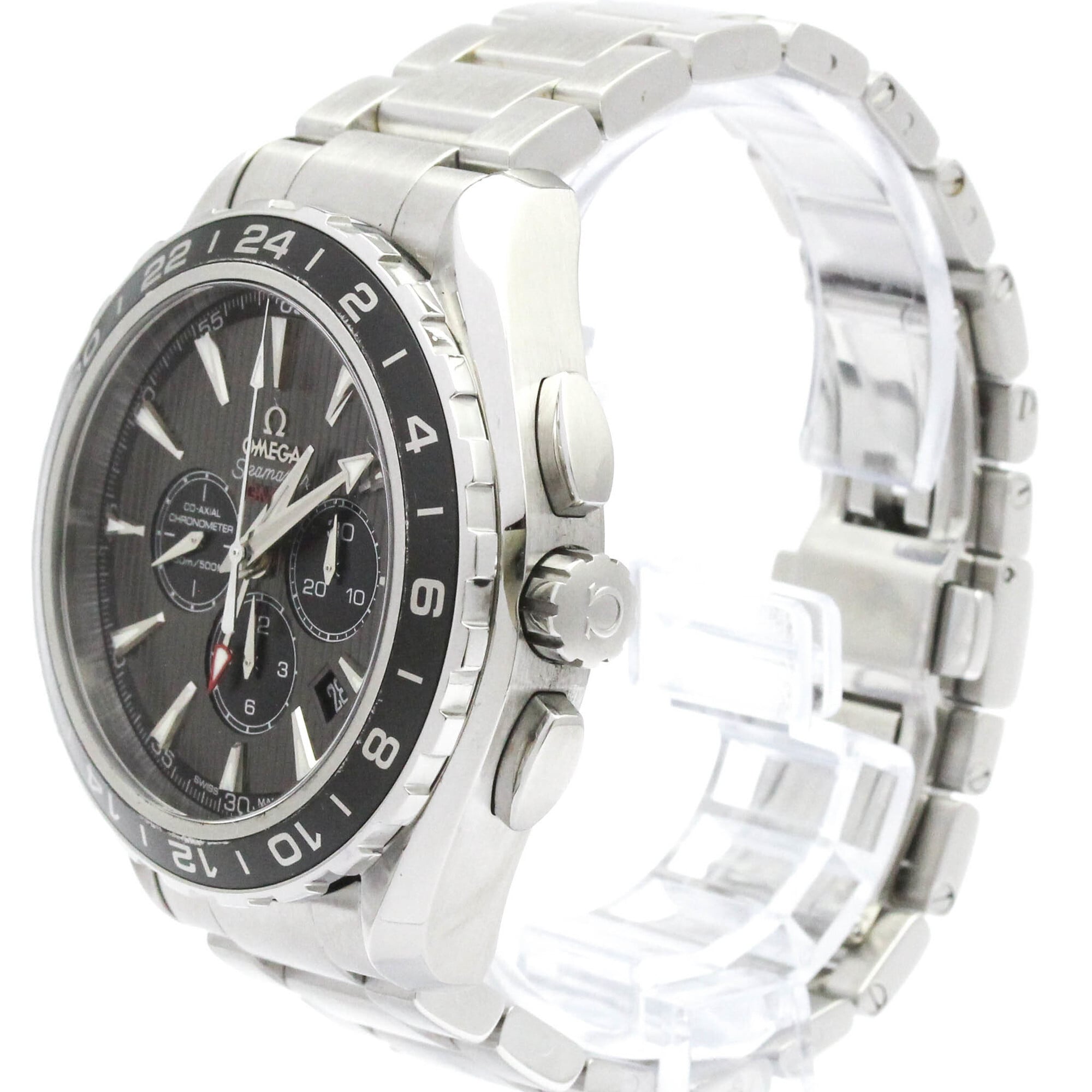 OMEGA Seamaster Aqua Terra GMT Watch 231.10.44.52.06.001 Polished
