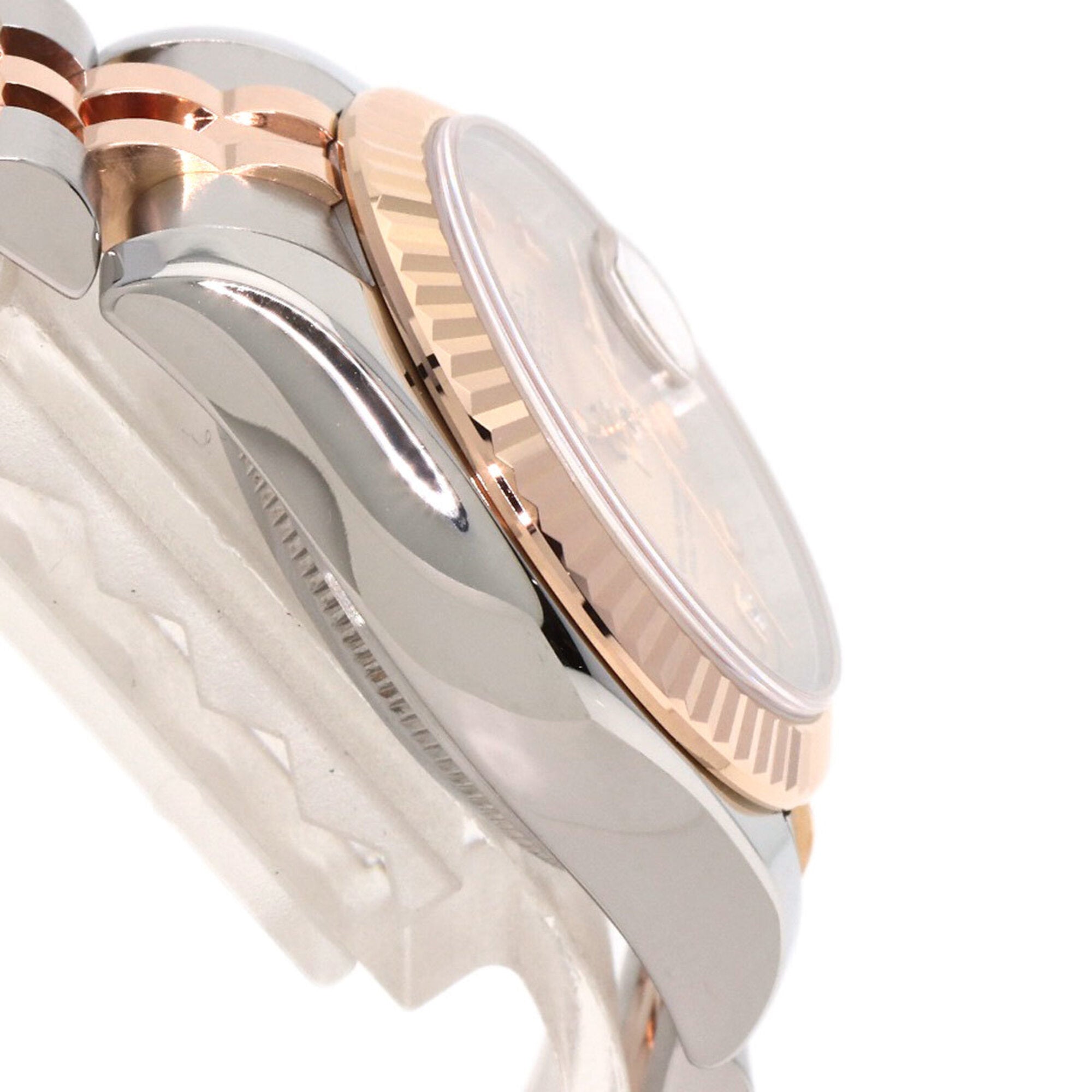 Rolex 179171N2BR Datejust 2P Diamond Gold Dust Uhr aus Edelstahl SSxK18PG Everose für Damen ROLEX