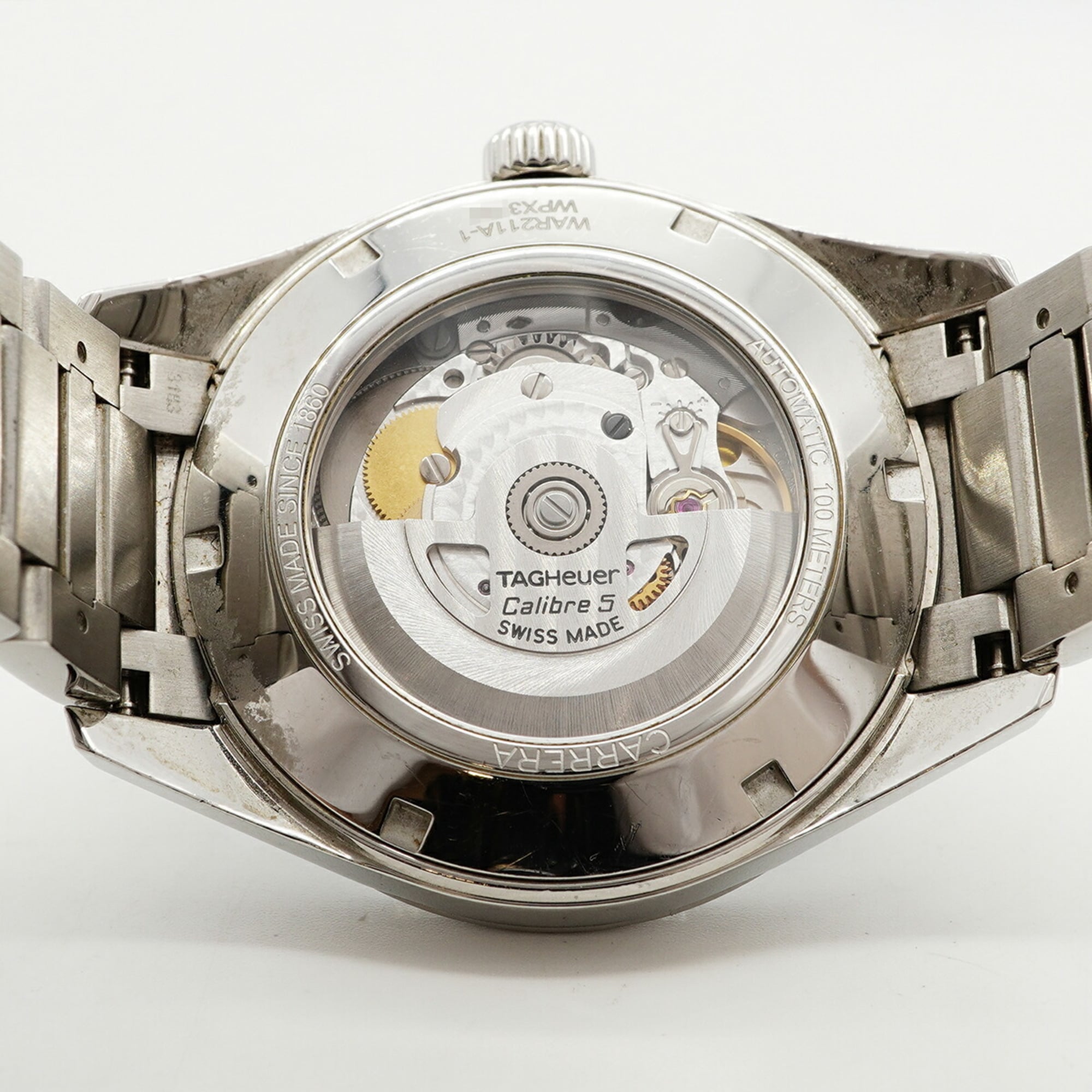 TAG Heuer Carrera WAR211A Black Dial 38mm Watch
