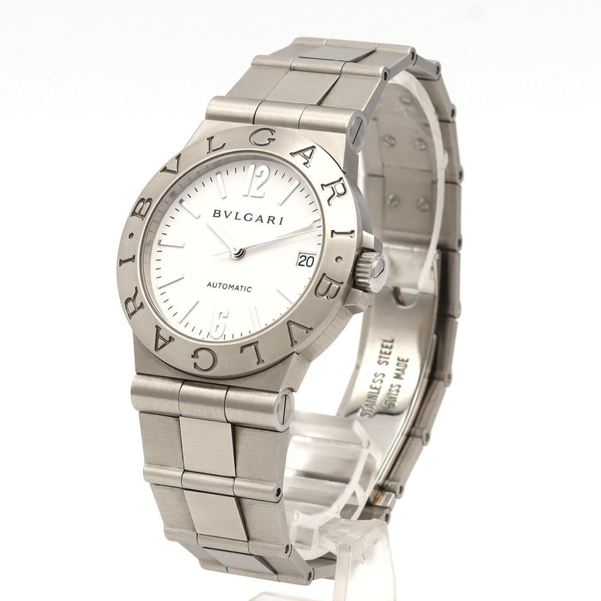Bulgari Diagono Sport White Dial 35mm Watch