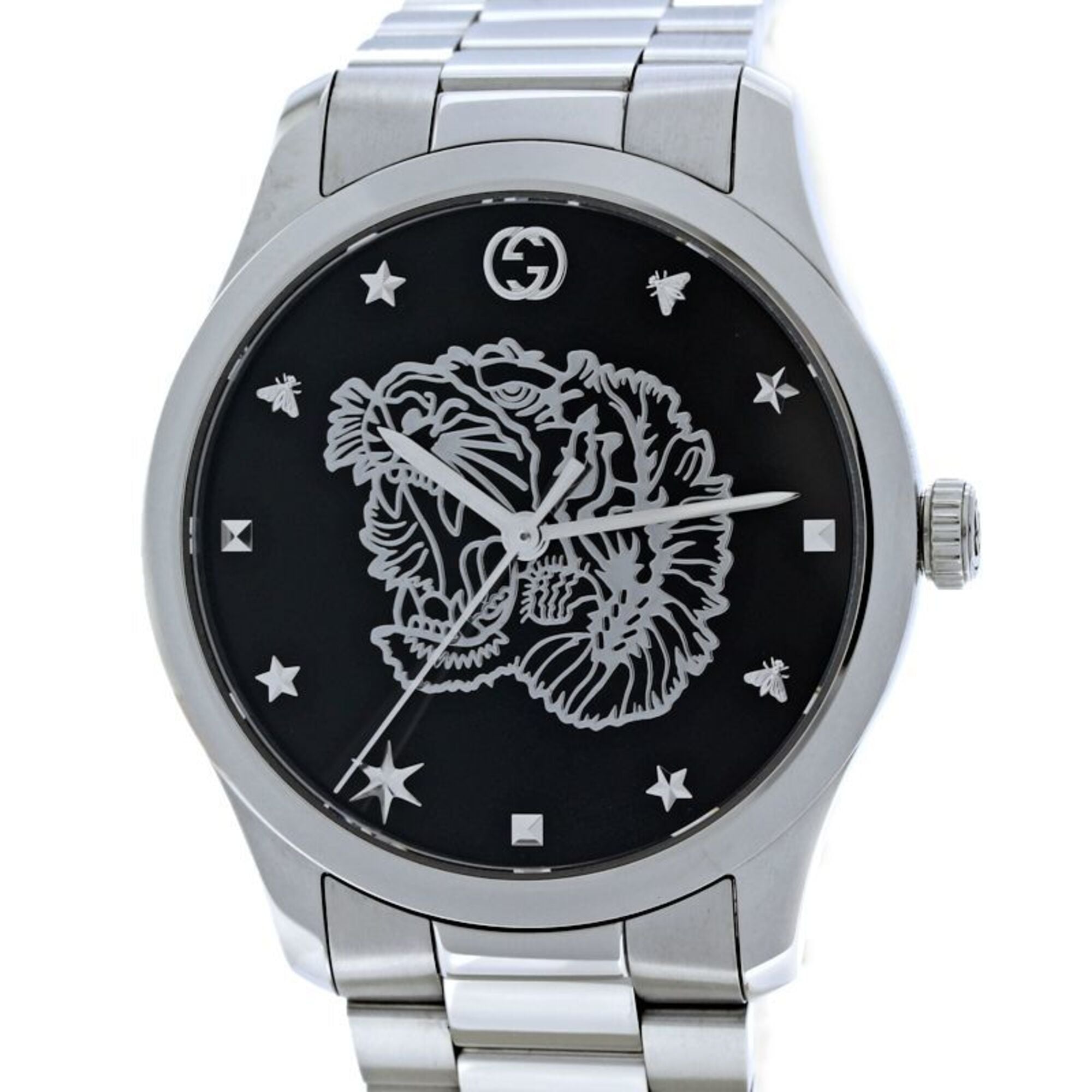 GUCCI G-Timeless YA1264125 126.4 Men's Watch Stainless Steel /40427