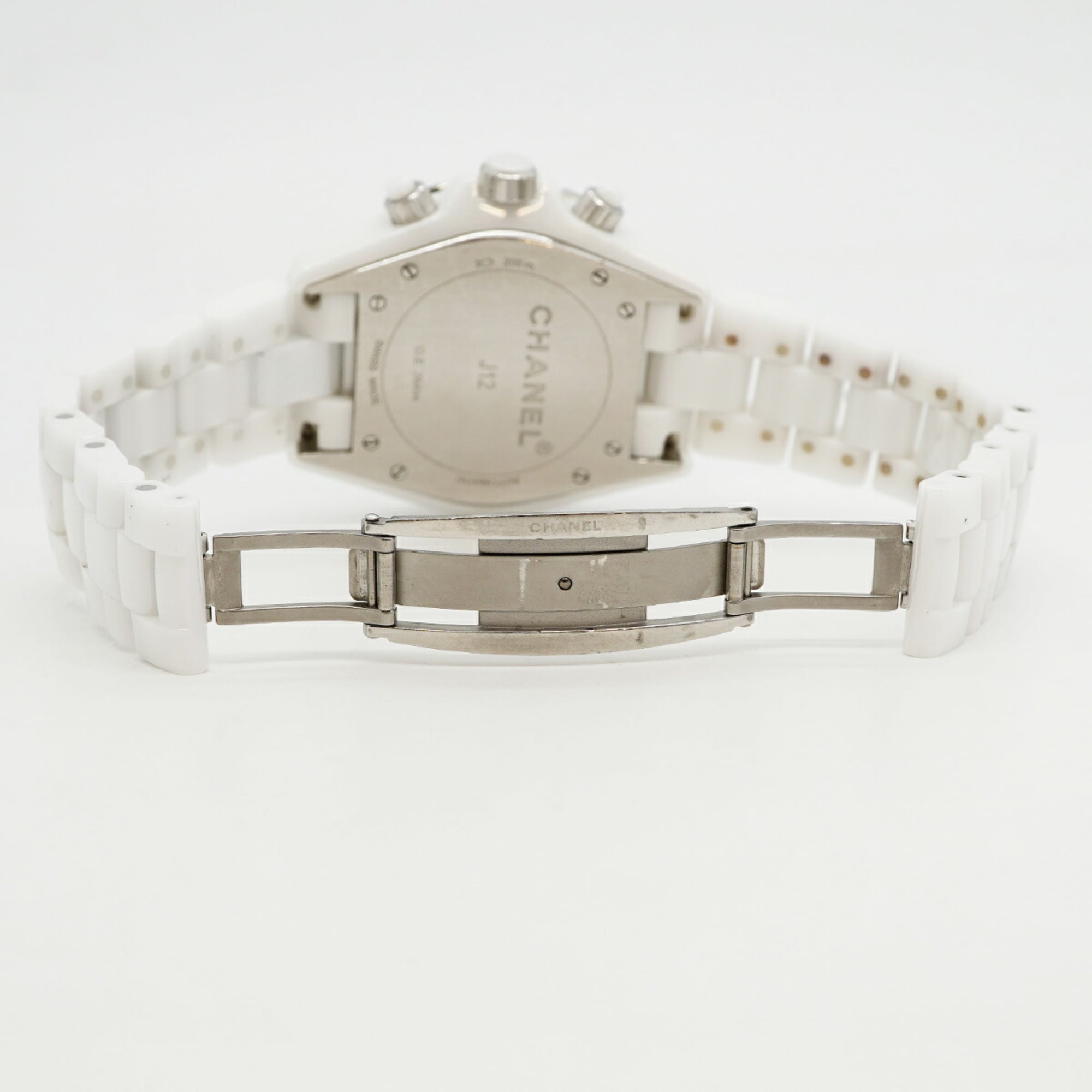 Chanel J12 Chrono H1007 Herrenuhr Weiß Zifferblatt