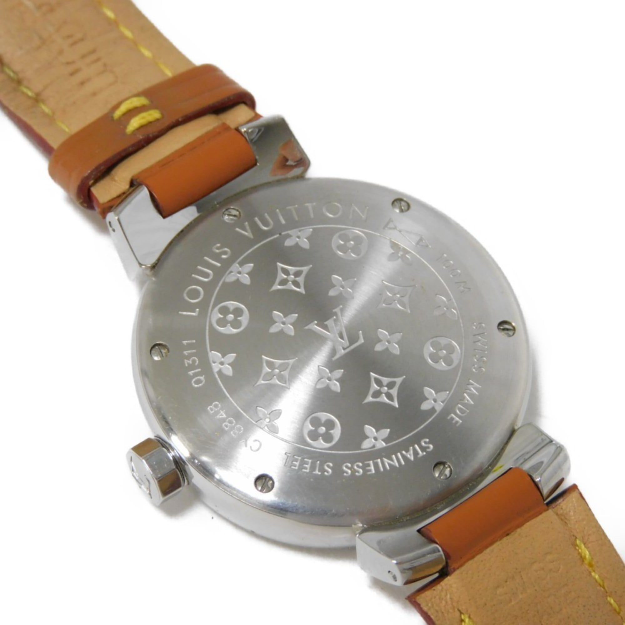 Louis Vuitton LOUIS VUITTON Tambour Date Quartz Q13114 dameshorloge