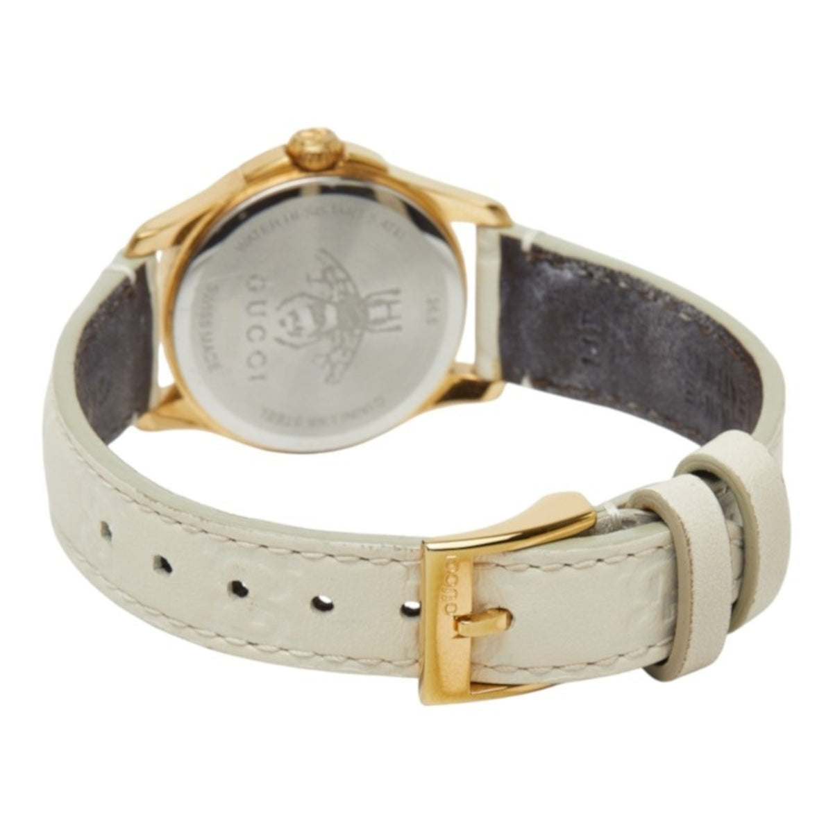 Montre Gucci G-Timeless Bee YA126580A/126.5 Beige avec cadran de 27 mm