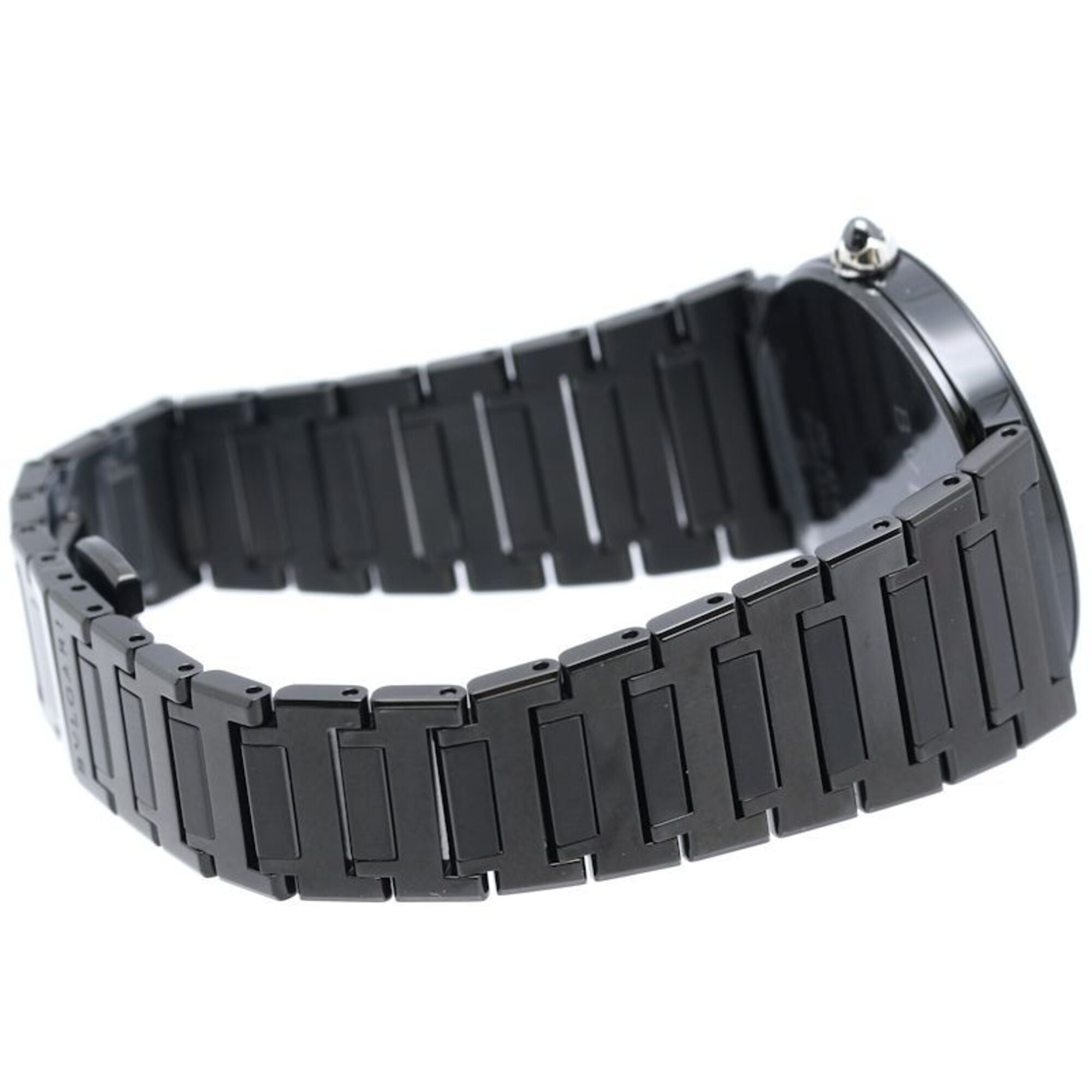 Bulgari Bulgari BBL33BSS BB33S 103557 Black Dial 33mm Watch
