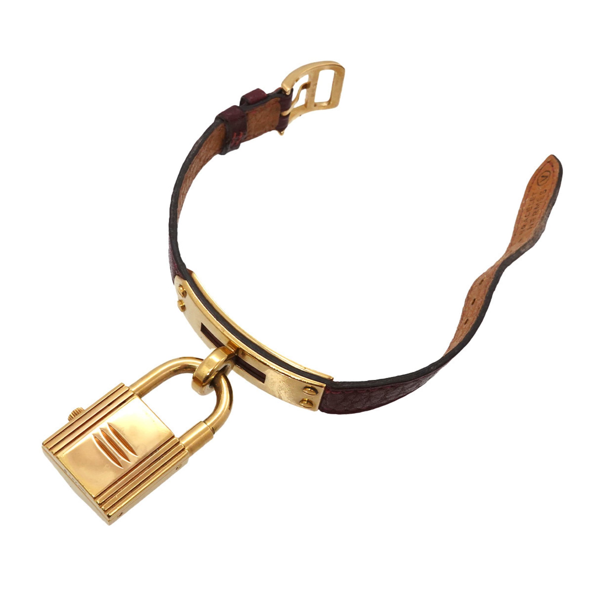 Hermes Kelly Bordeaux Dial 20mm Watch
