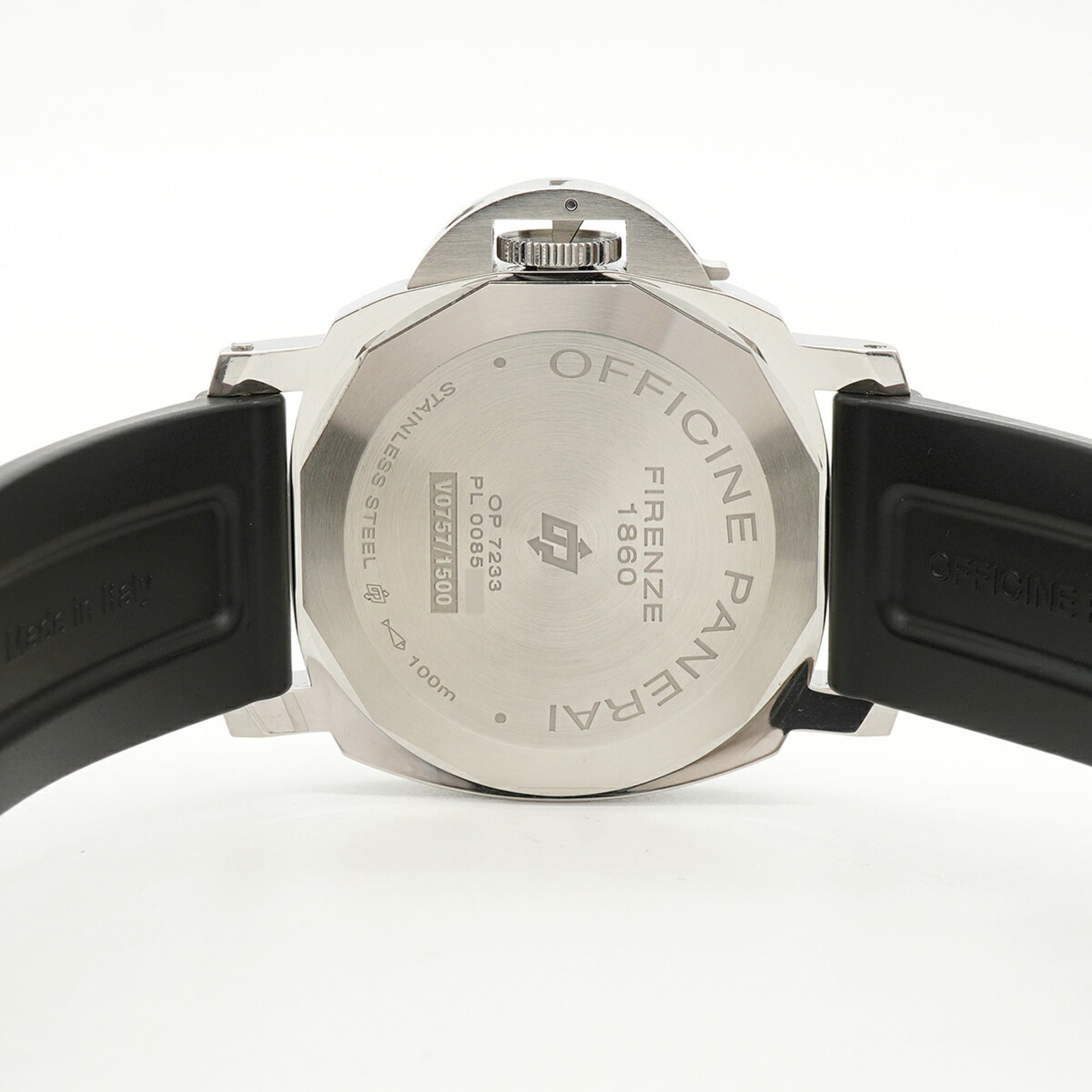Panerai Officine Panerai Luminor Marina 3 Days Acciaio PAM00777 Schwarz Zifferblatt 43 mm Uhr