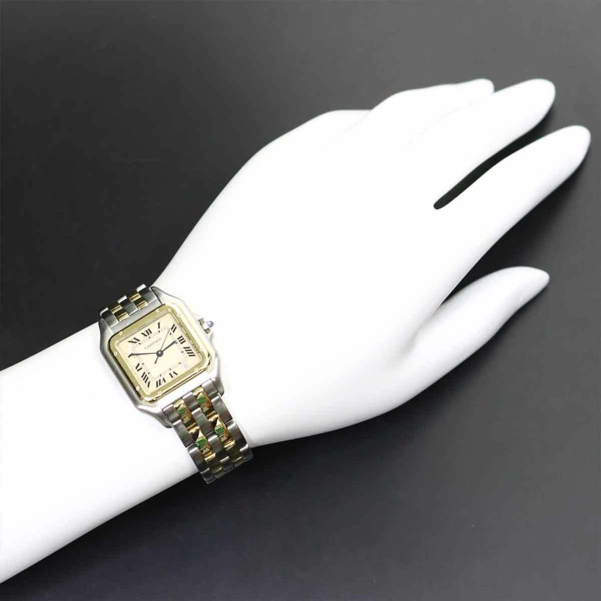 Cartier Panthère MM 2-Row W25028B6 Ivory Dial 26mm Watch