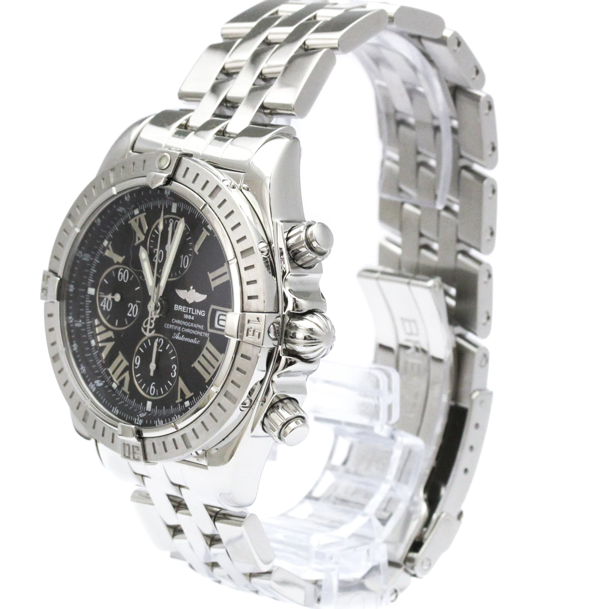 Breitling Chronomat A13356 Black Dial 44mm Watch