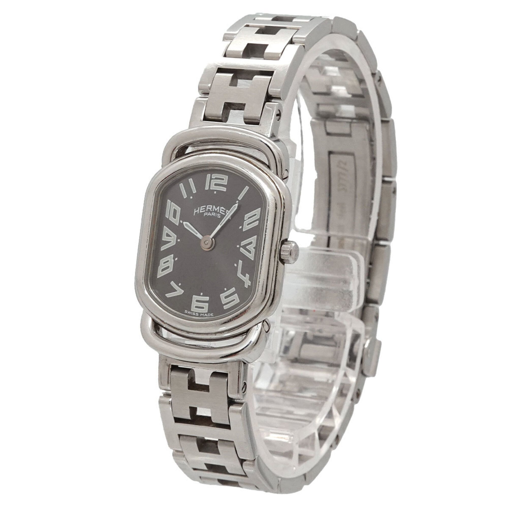 Hermes Larry RA1 210 Gray Dial 20mm Watch