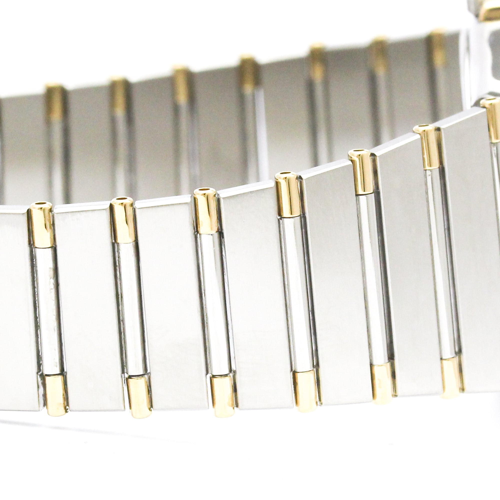 OMEGA Constellation Herrenuhr 18 Karat Gold Edelstahl Quarz 396.1080
