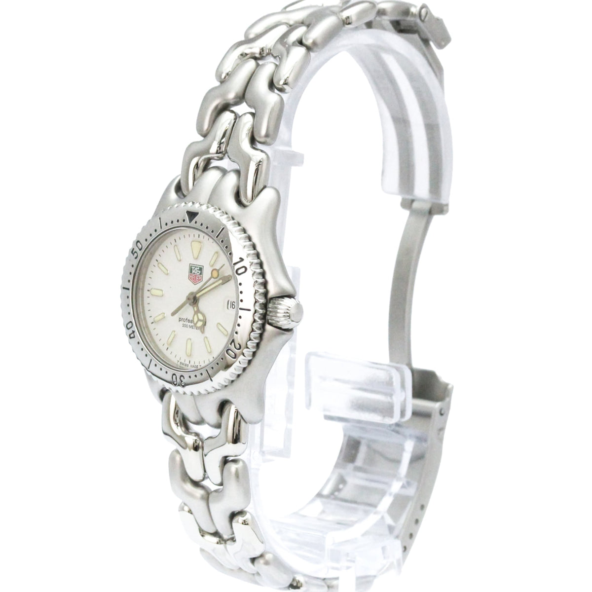 TAG Heuer Sel S99.015 Horloge met witte wijzerplaat, 28 mm