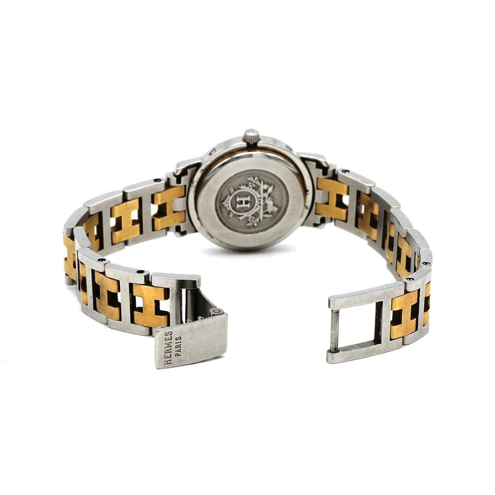 Hermes Clipper CL3.240 Ivory Dial 24mm Watch