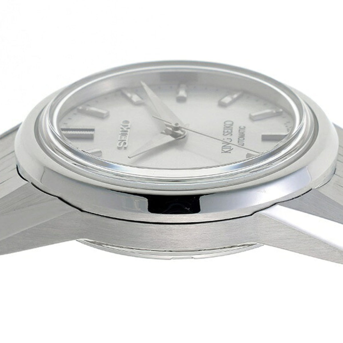 Montre Seiko King SDKS001/6R31-00D0, cadran argenté, 37 mm