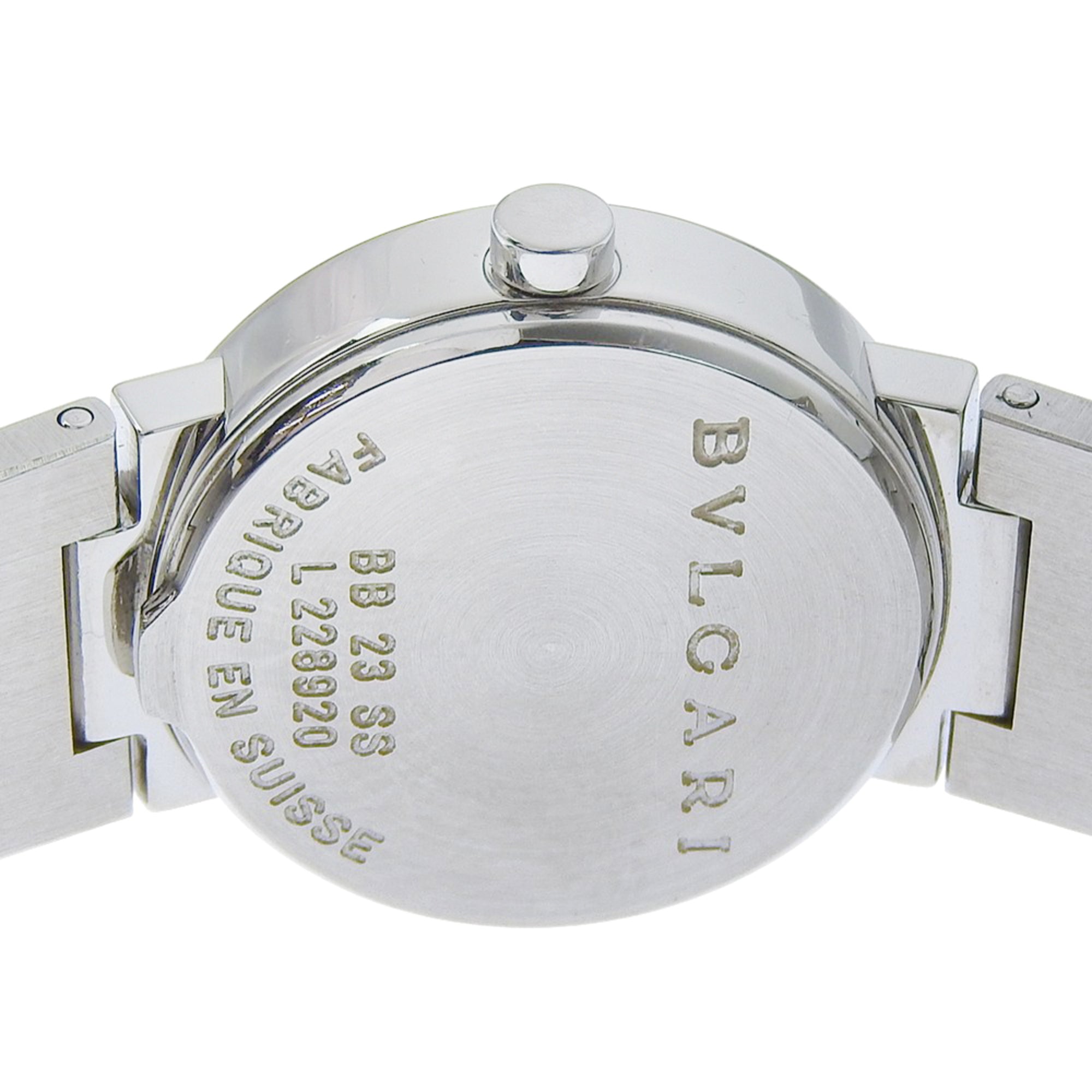 Montre Bvlgari BVLGARI BB23SS en acier inoxydable, à Quartz, cadran Noir pour femme
