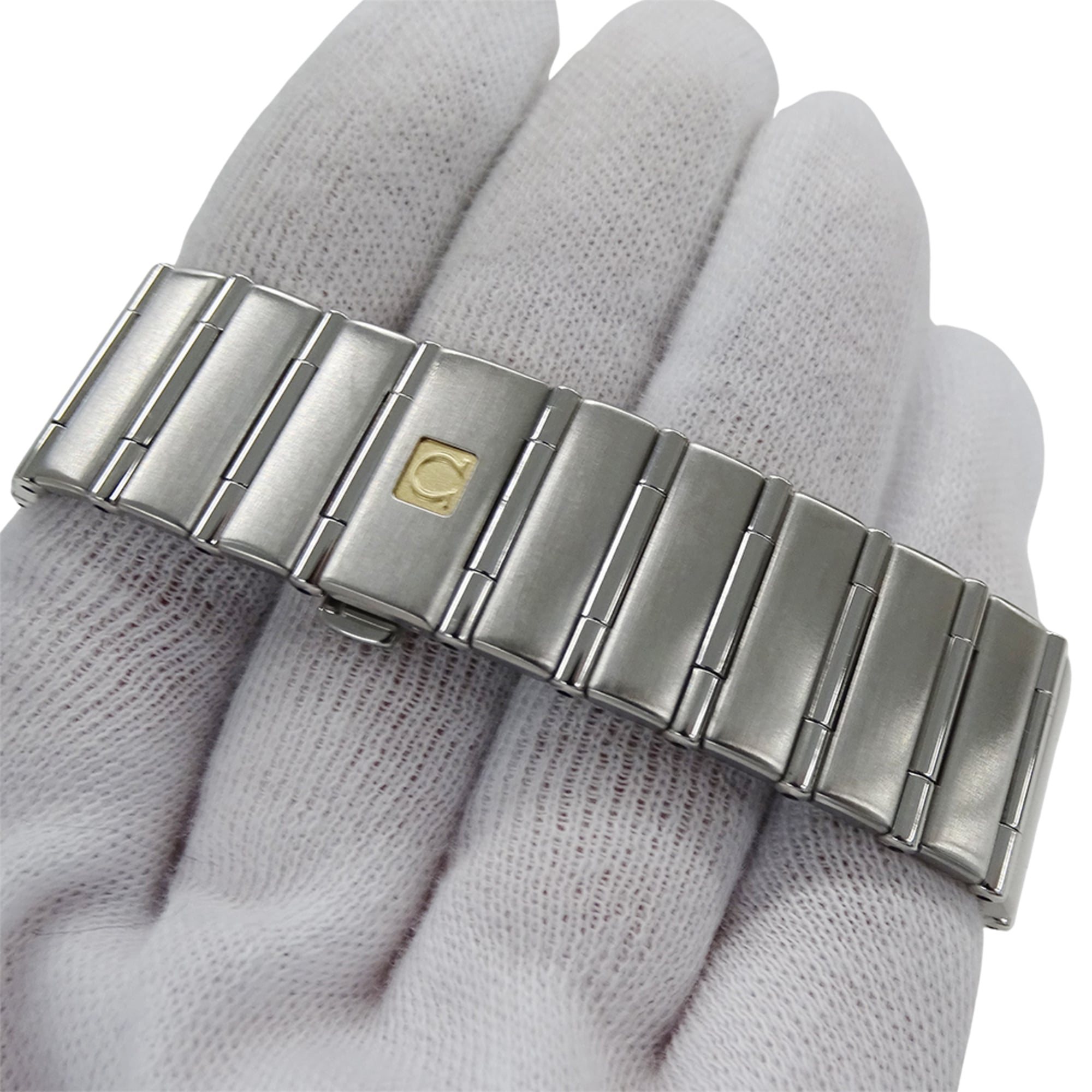 Omega Constellation 1512.40 Herrenuhr, Markenuhr, Datum, Quarz, Edelstahl (SS), Silber/Silber