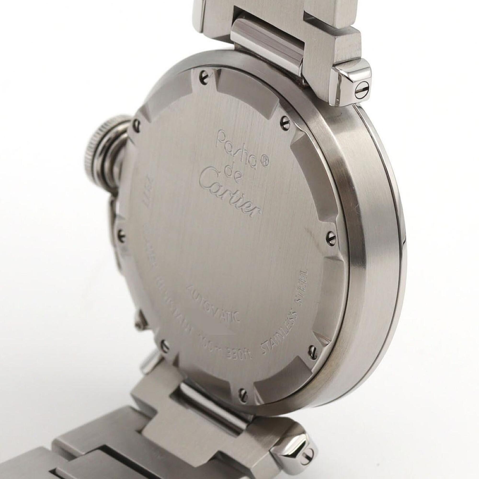 Cartier Pasha C GMT W31078M7 Stainless Steel Automatic