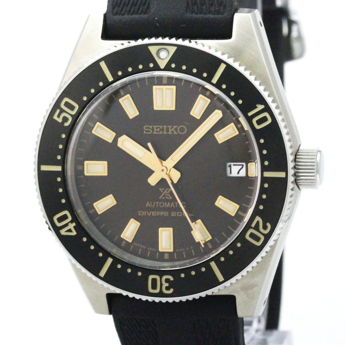 Seiko Prospex SBDC105 (6R35-00P0) Schwarz Zifferblatt 40mm Uhr