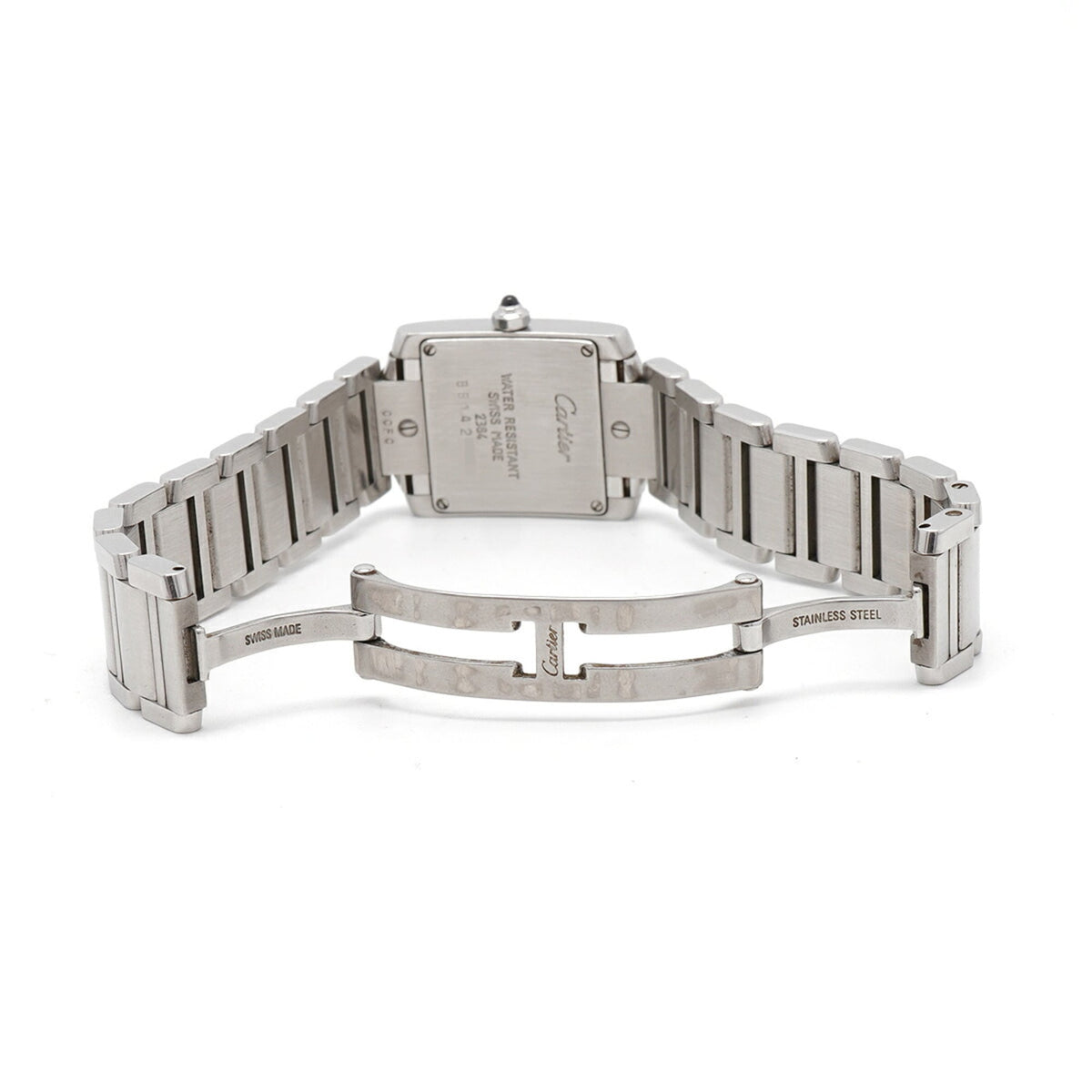 Cartier Tank Française SM W51008Q3 Elfenbein Zifferblatt 20 mm Uhr