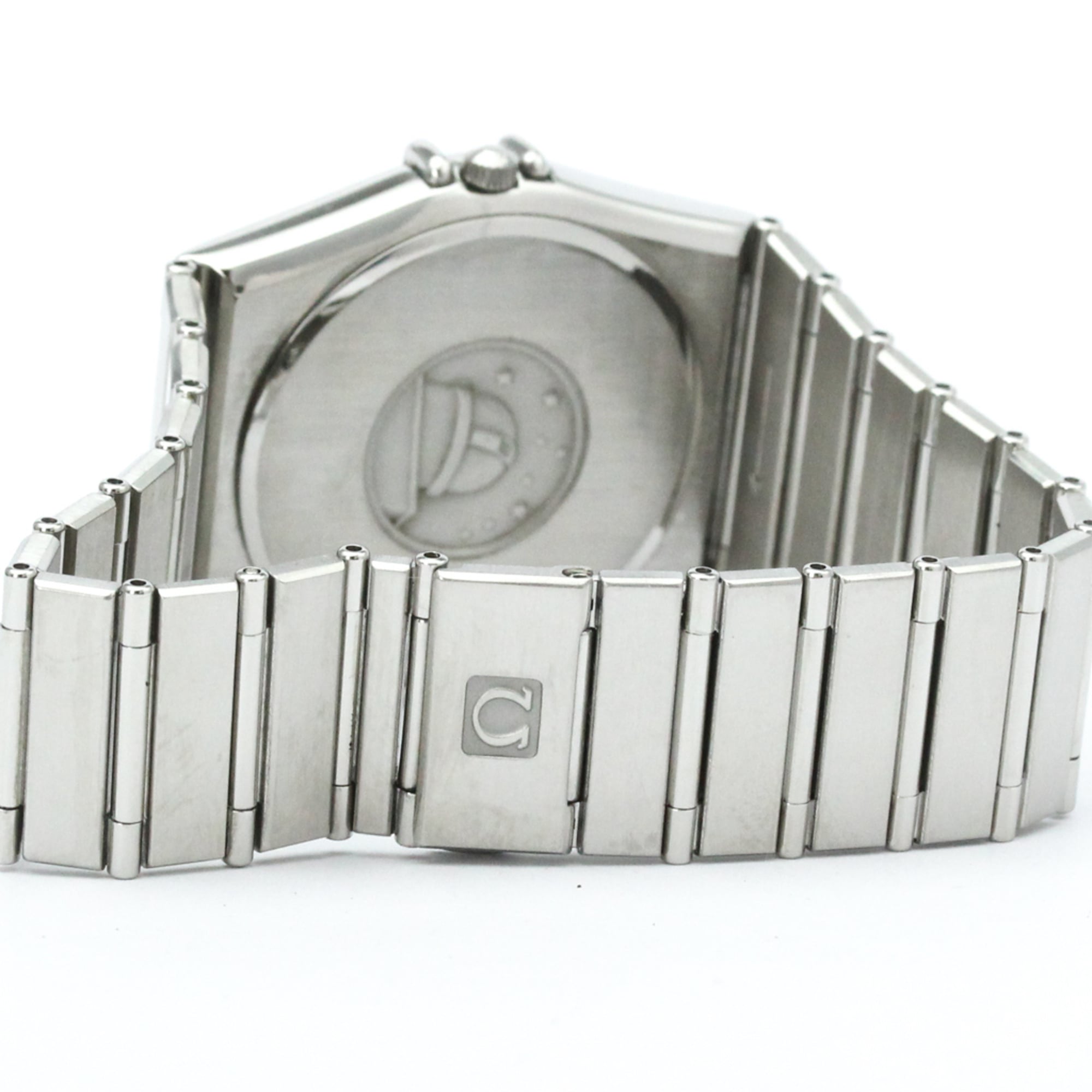 OMEGA Constellation Herrenuhr aus Edelstahl Quarz 396.1070