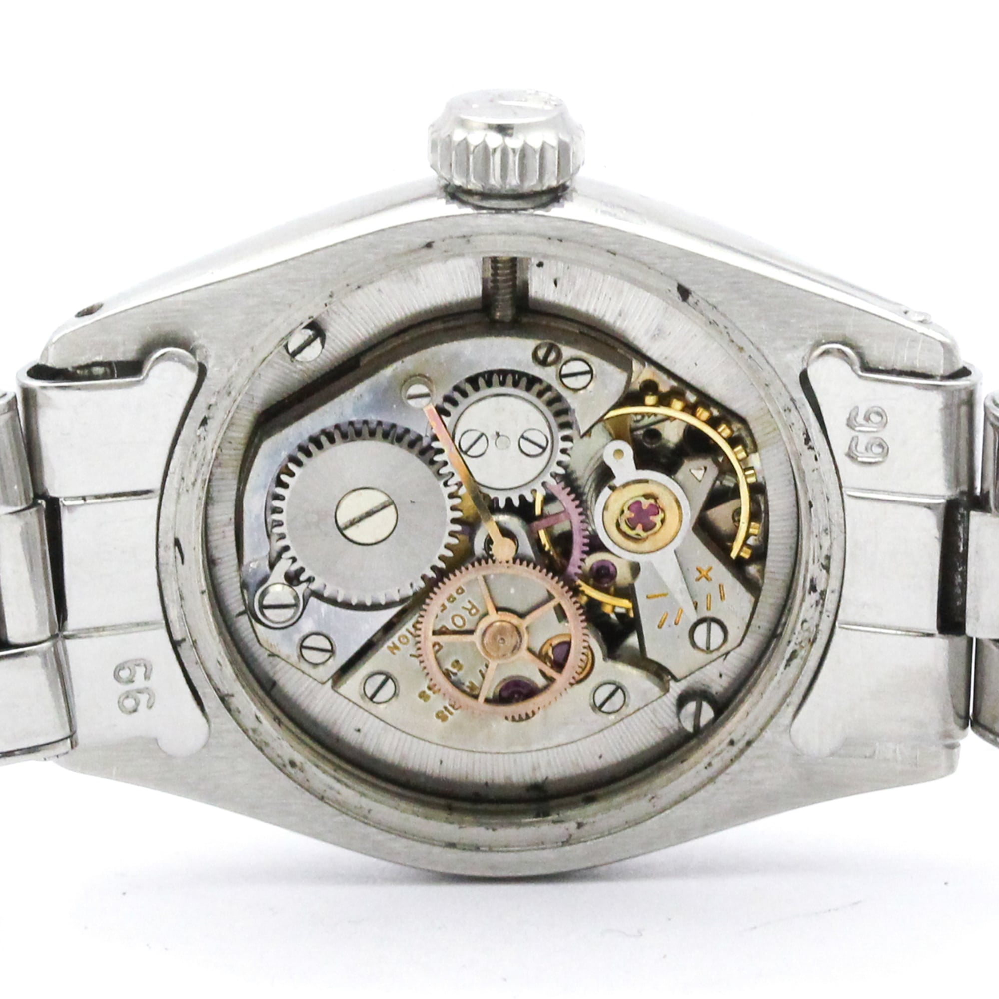 ROLEX Oyster Precision 6410 Steel Hand-Winding Ladies Watch Vintage