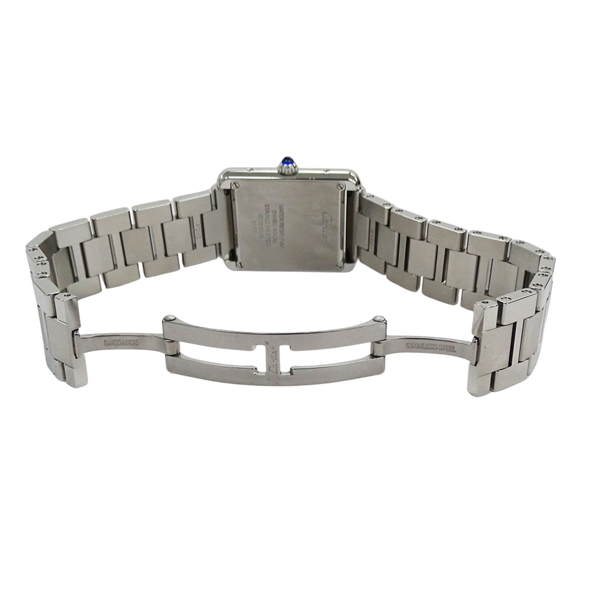 Cartier Tank Solo SM W5200013 Silver Dial 24mm Watch