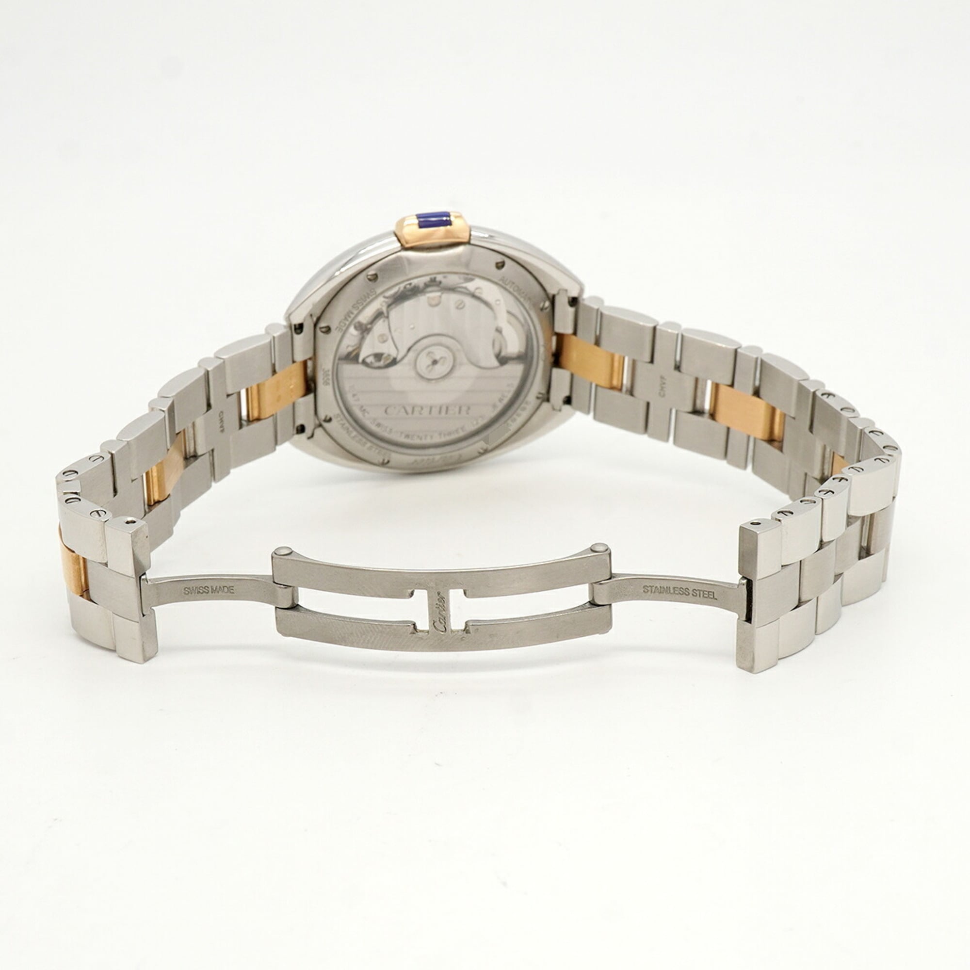 Montre Cartier Clé de W2CL0003, cadran argenté, 35 mm