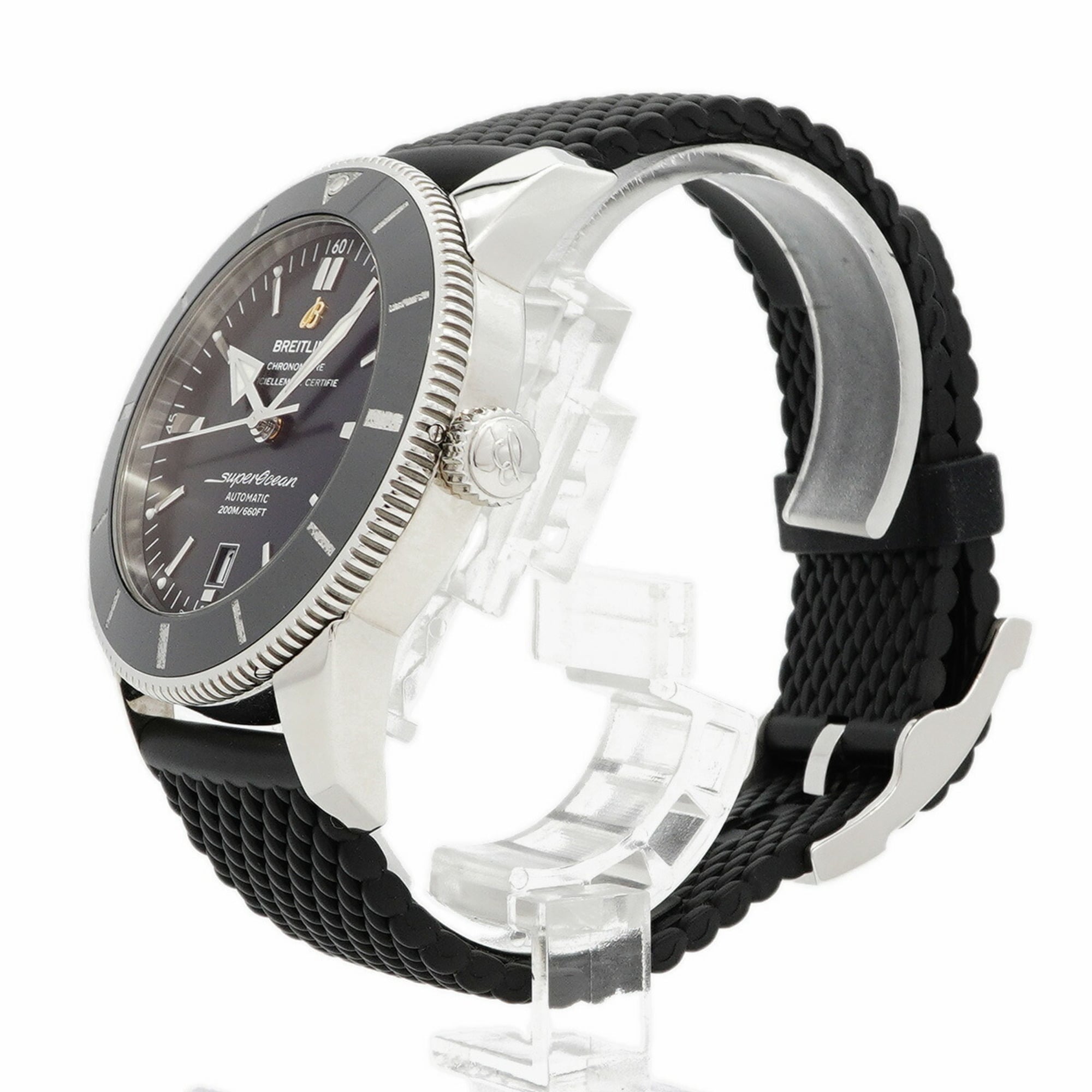 Breitling Superocean 46 AB2020 Black Dial Men's Watch