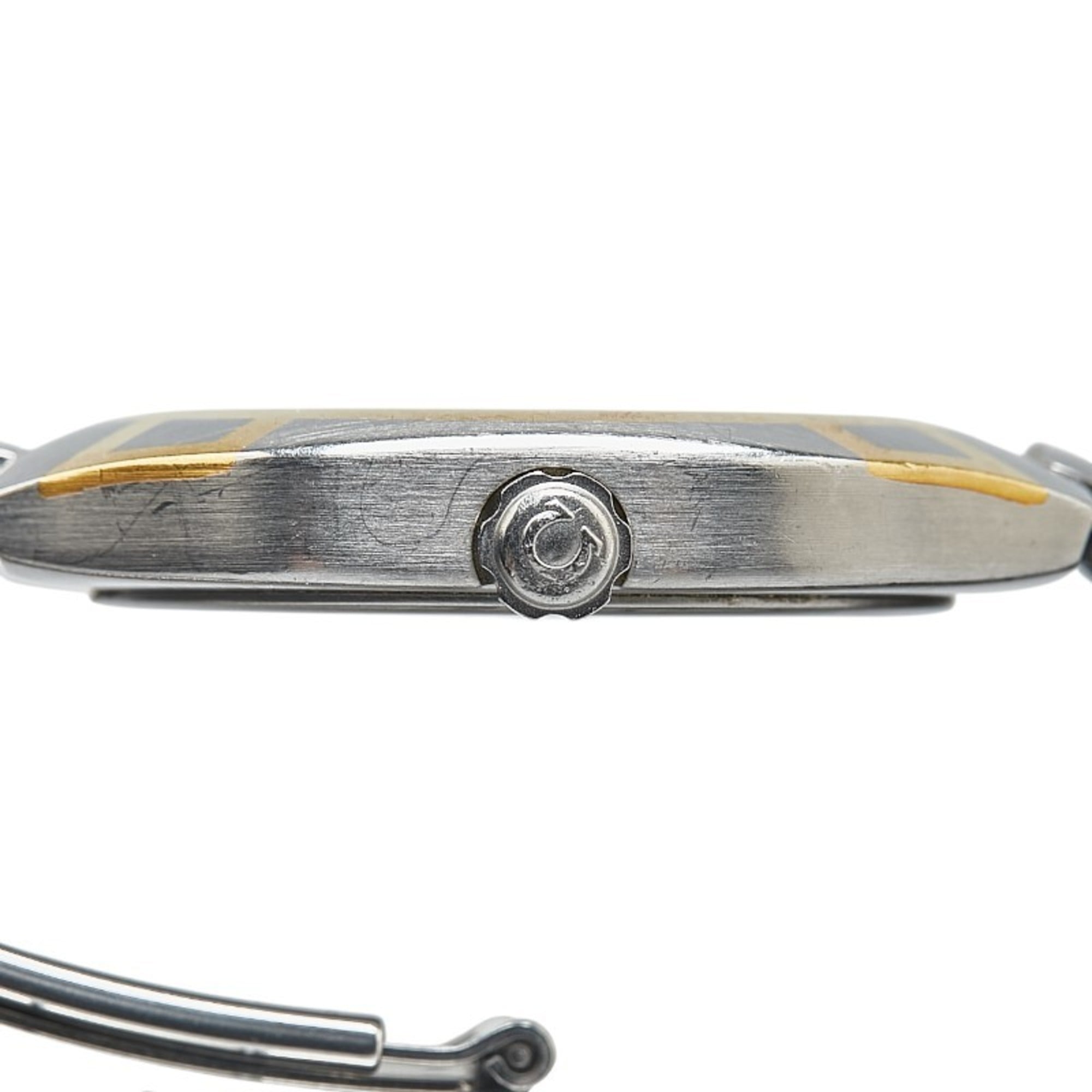OMEGA Seamaster Polaris UhrQuarz goldenes Zifferblatt, Edelstahl, gelb, Damenmodell