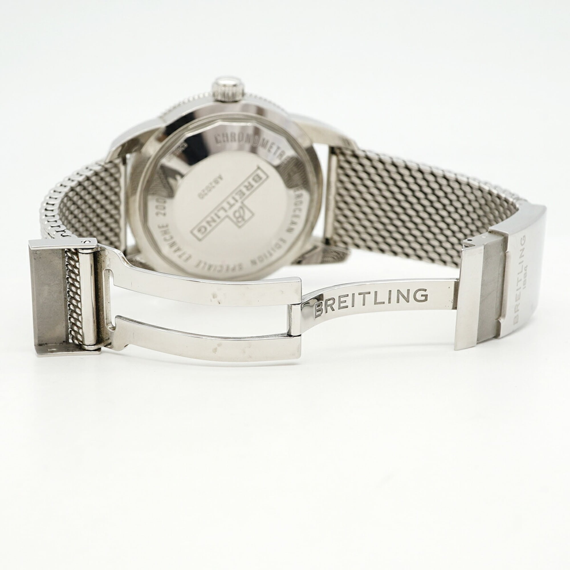 Breitling Superocean AB2020 Herrenuhr blauem Zifferblatt