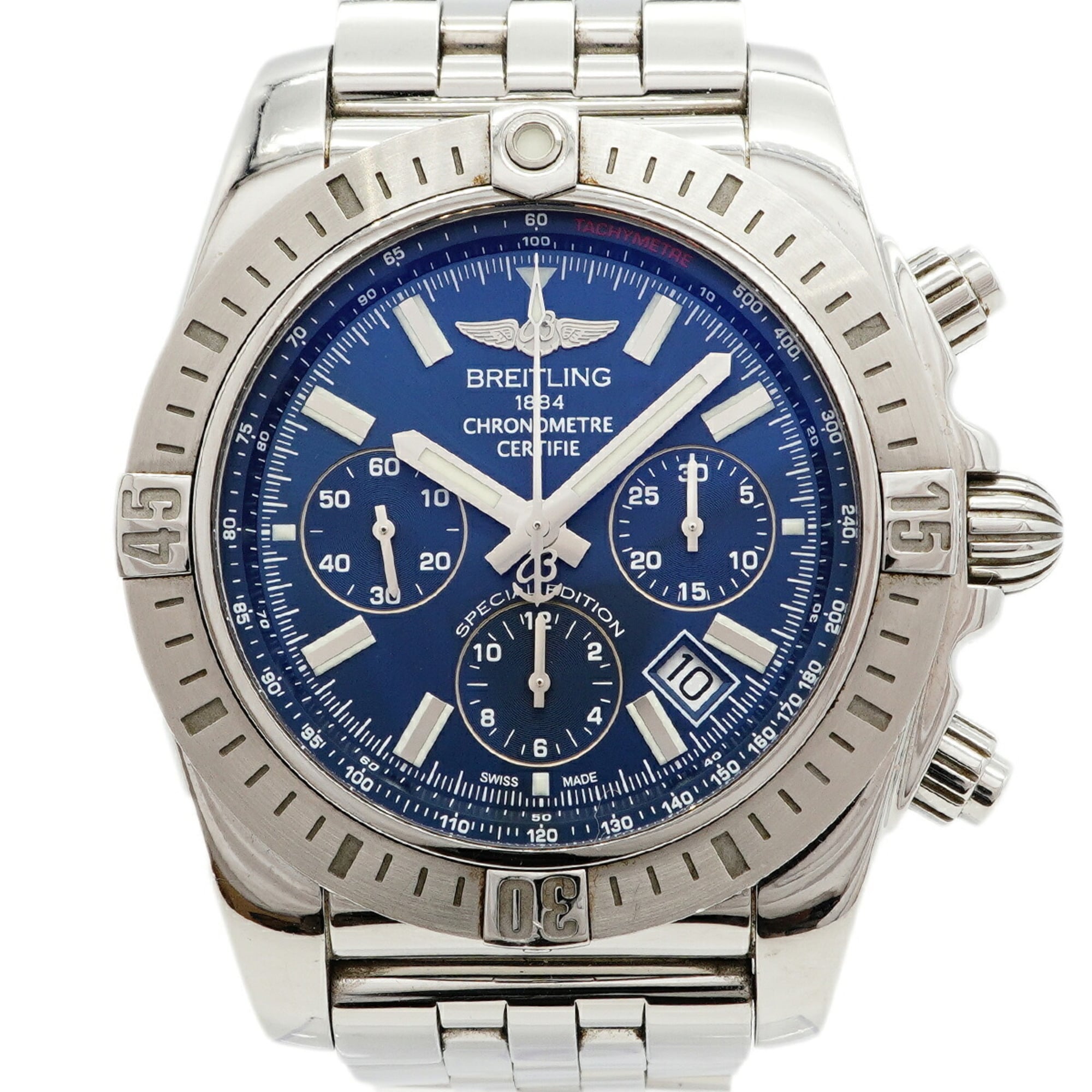 Breitling Chronomat 44 AB0115 Blue Dial