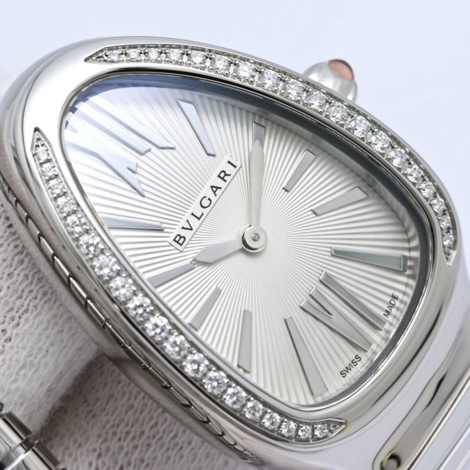 Bulgari Bulgari SP35C6SDS.2T SP35S 101910 Silver Dial 23mm Watch