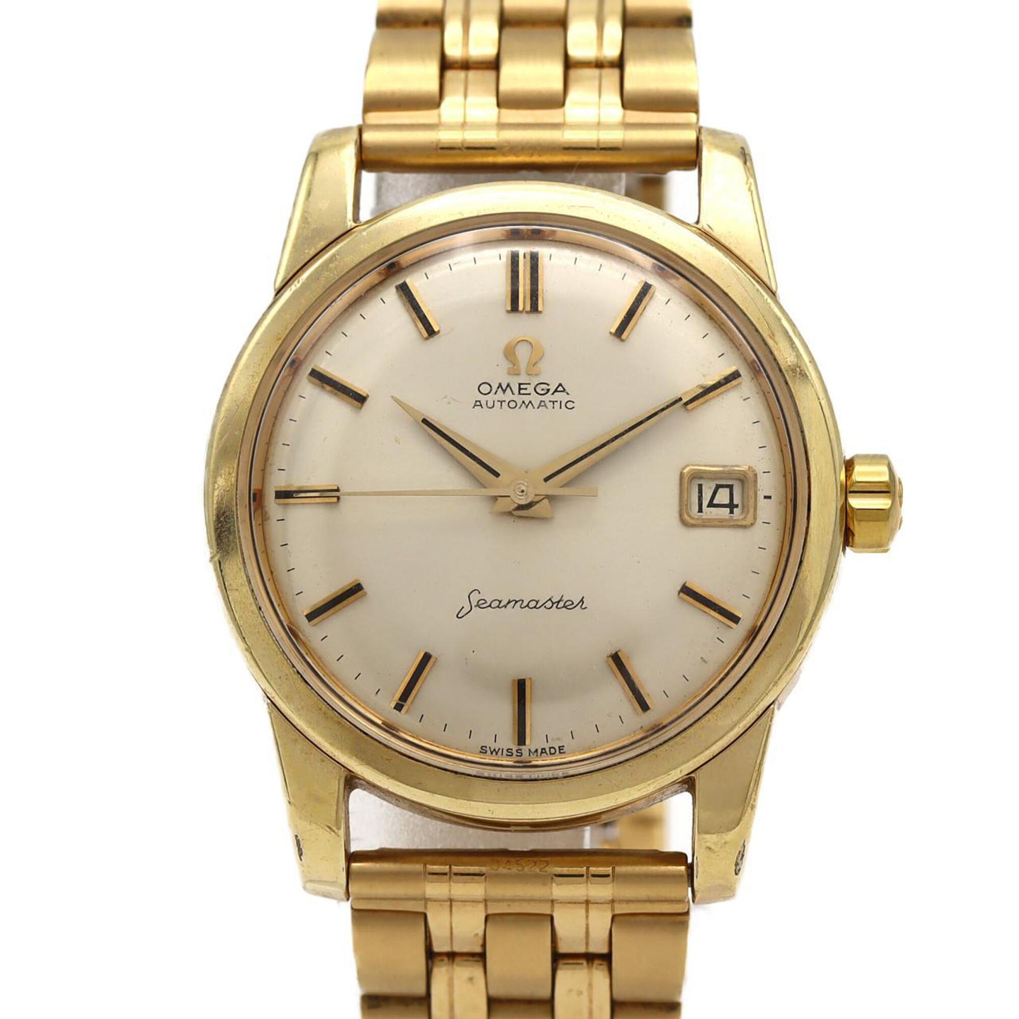 Omega Seamaster GZl1ji0d Gold Dial 34mm Watch