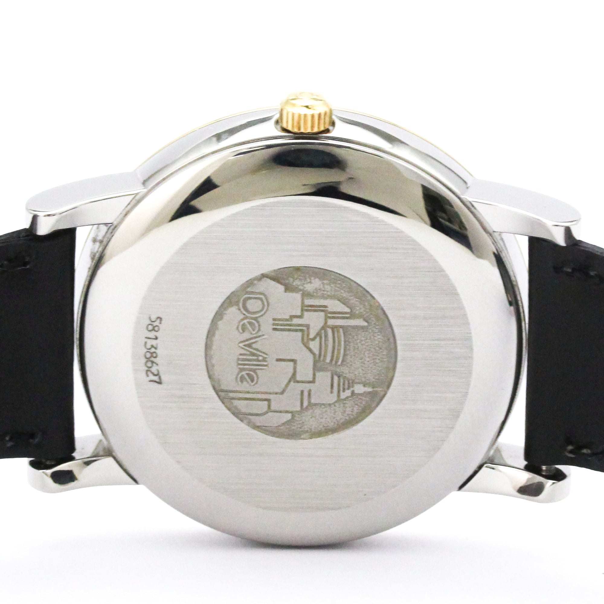 Omega De Ville 7704.11.01 Gold Dial Stainless steel, yellow gold 35mm Watch
