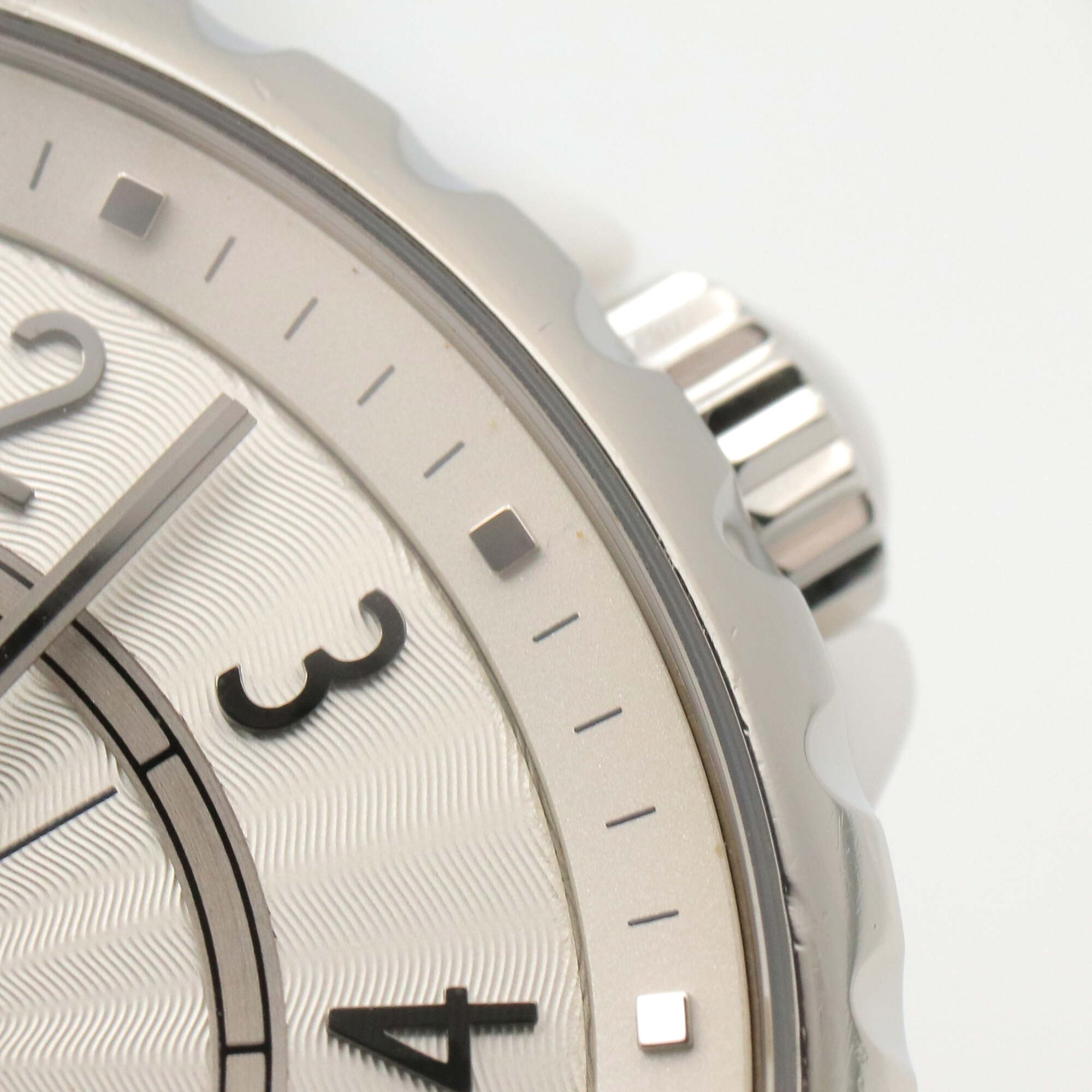 Montre Pour Hommes Chanel J12-365 en céramique Montre Pour Hommes, Blanc (H3837)