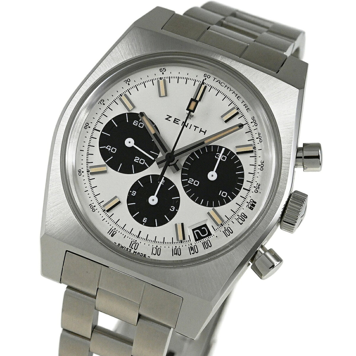 Zenith Chronomaster A384 Revival Lupin III Second Edition 03.L384-2.400/07.M384 Black, White Dial 37mm Watch