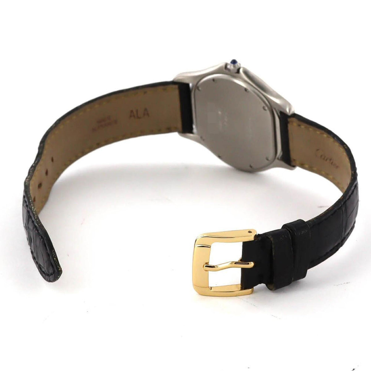Cartier Panthère Cougar LM W350068A Silber Zifferblatt 32 mm Uhr