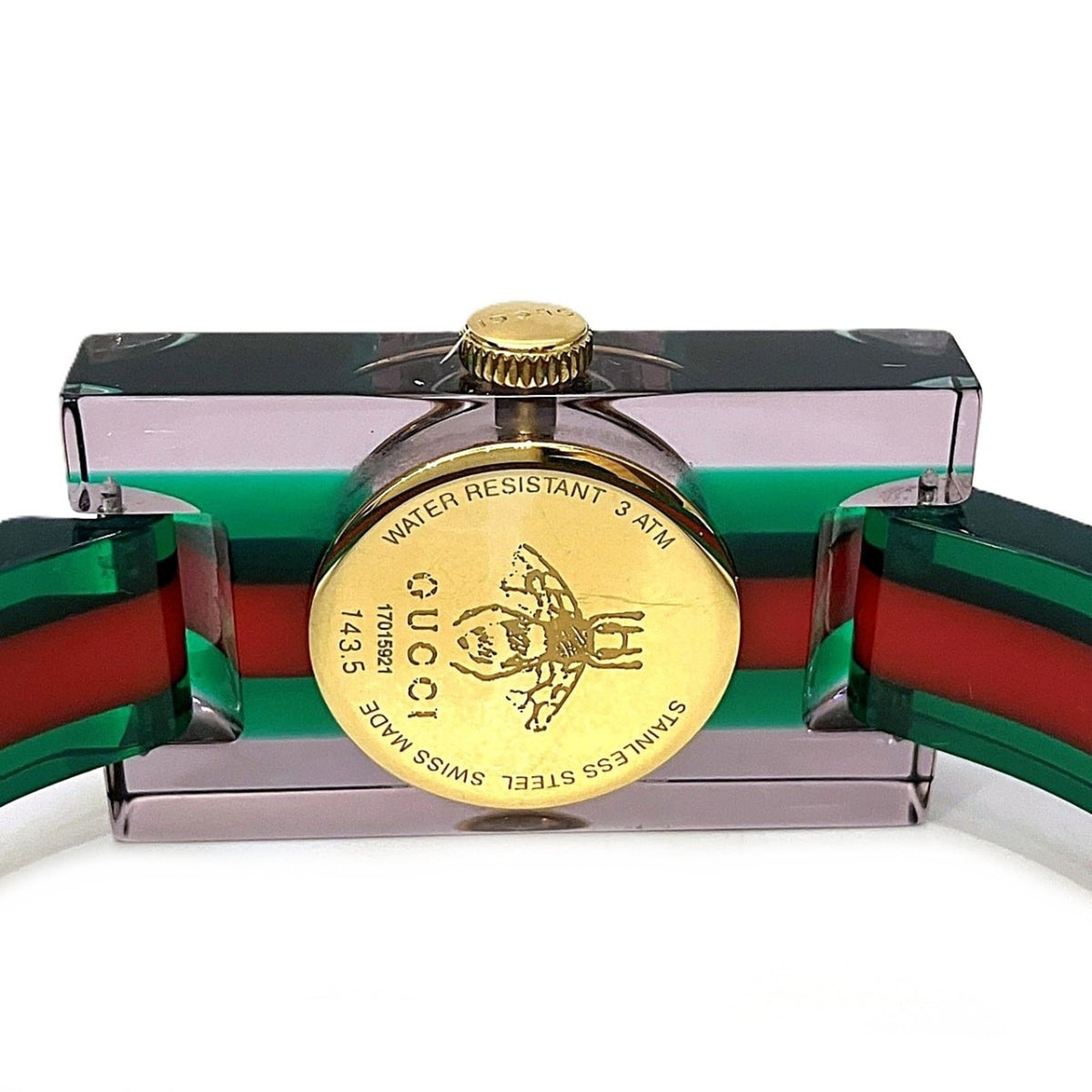 Gucci Vintage Web Sherry YA143501 143,5 Goldzifferblatt 24 mm Uhr