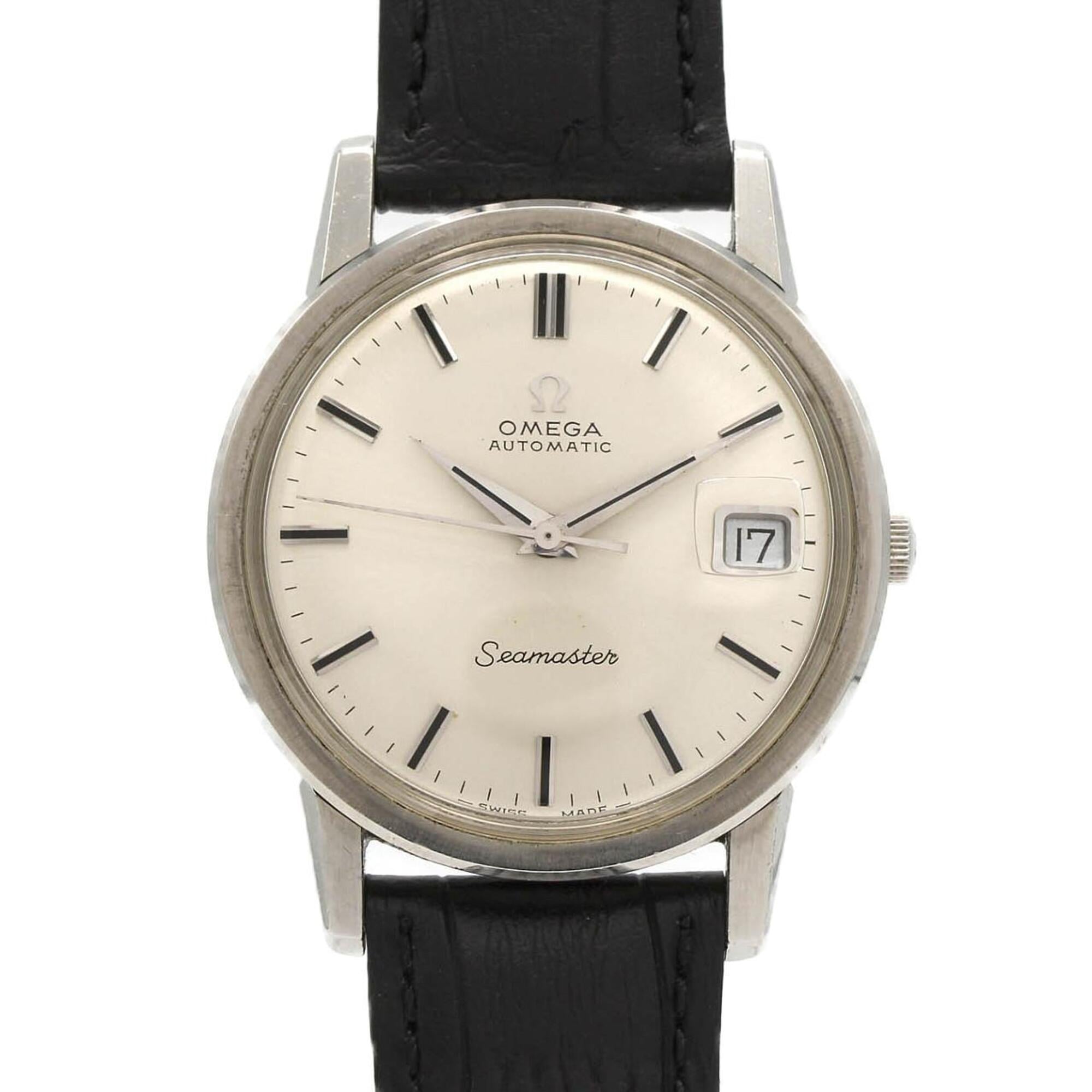 Omega Seamaster Silver Dial 34mm Watch