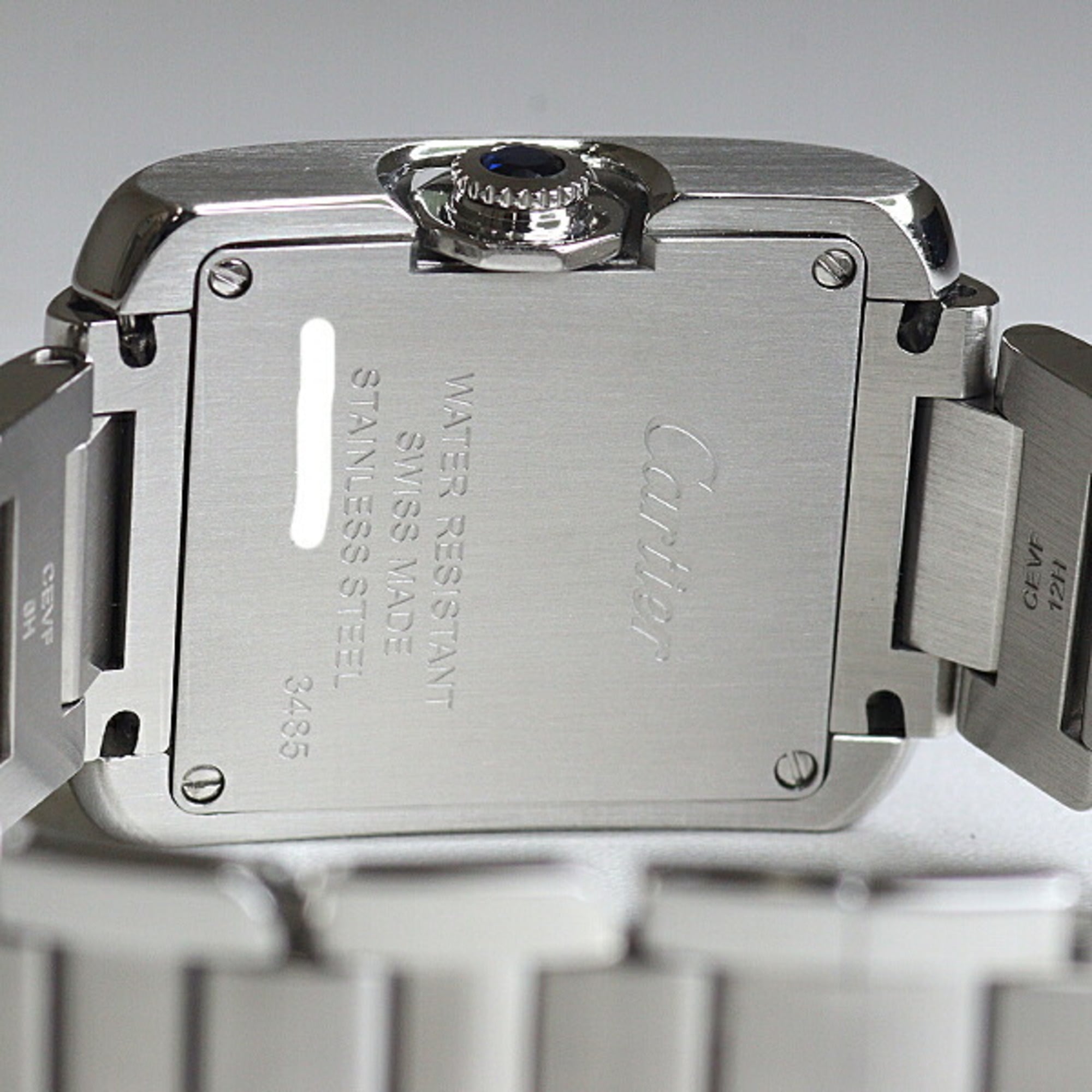 Cartier Tank Anglaise W4TA0003 Silver Dial 22mm Watch