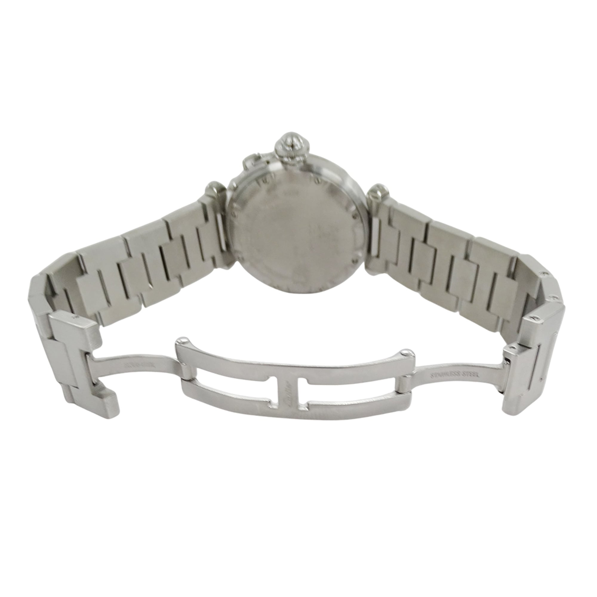 Cartier Pasha C Date Automatic for Boys Stainless Steel (SS) W31074M7 Silver & White