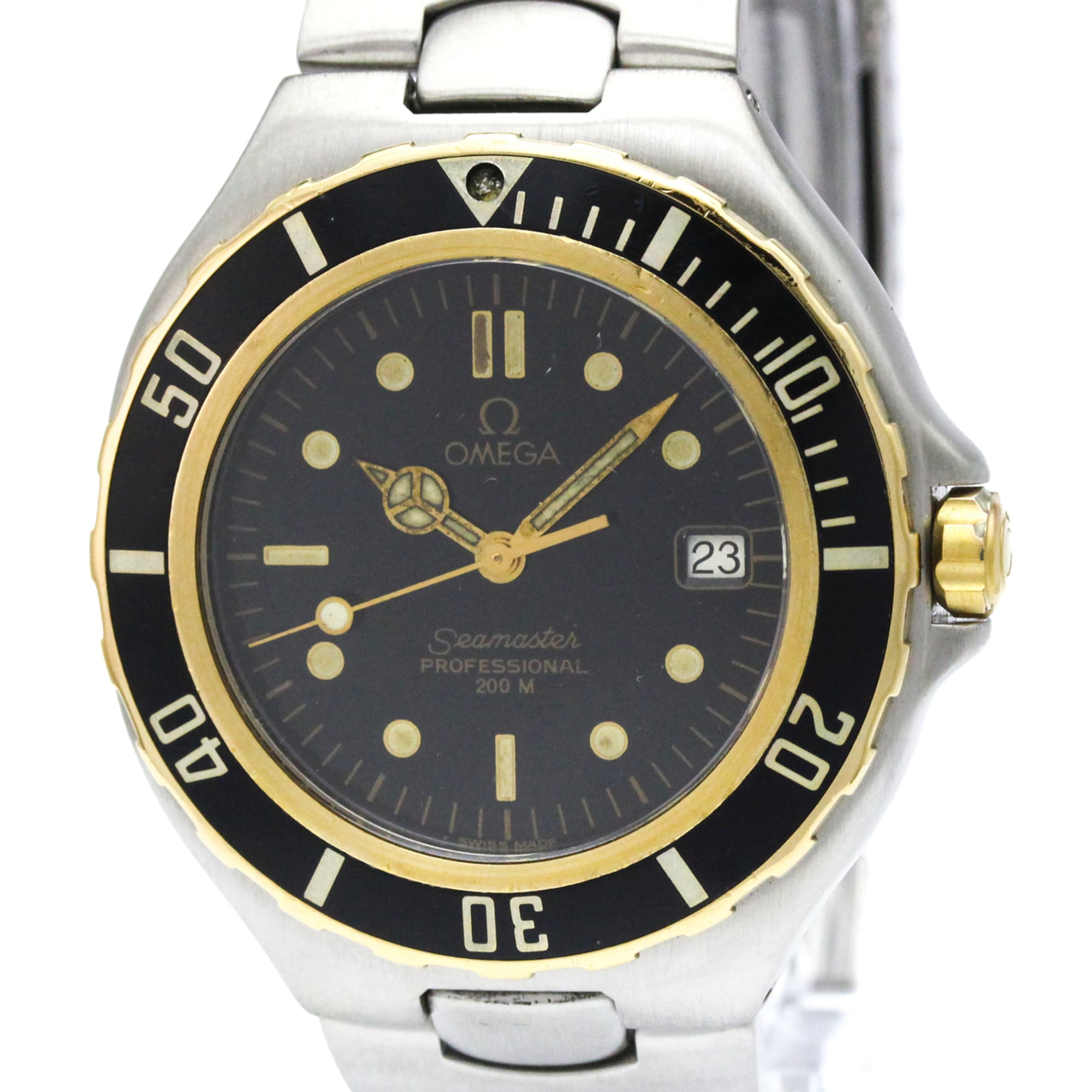 Omega Seamaster 3961042 Black Dial 38mm Watch