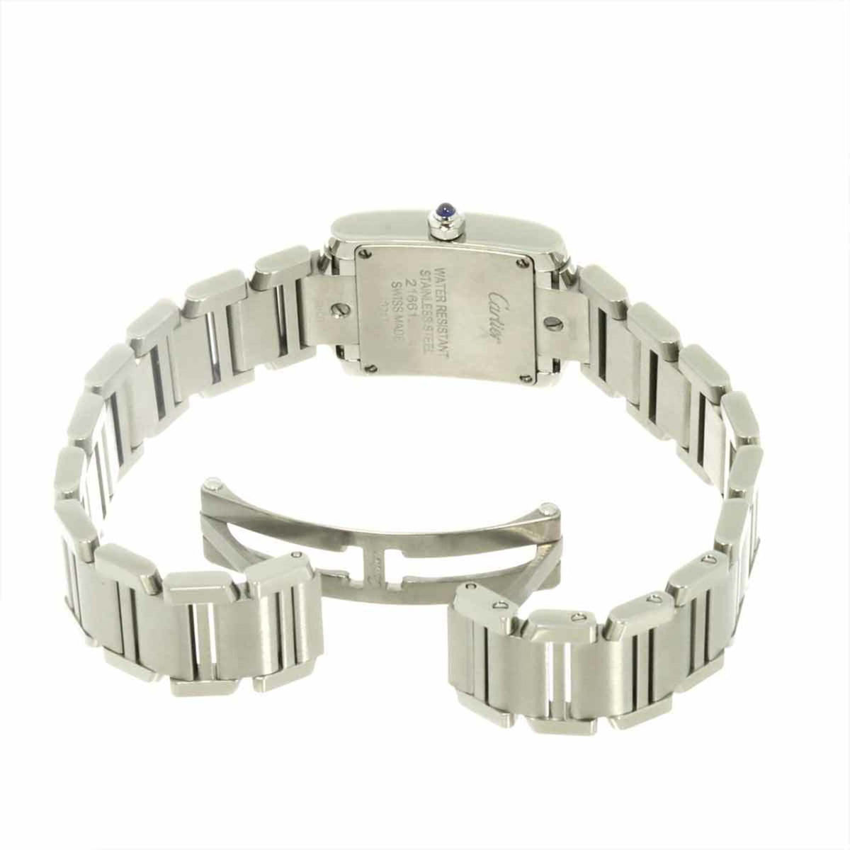Cartier Tank Française SM W4TA0008 Ivory Dial 20mm Watch