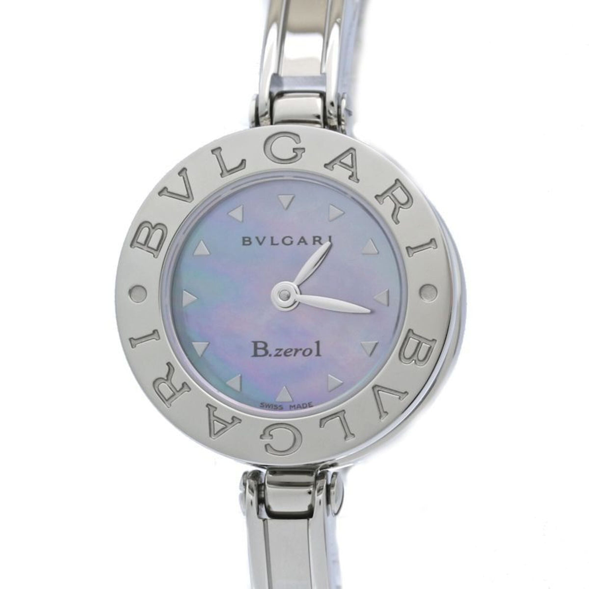 Bvlgari B.Zero1 BZ22C7SS BZ22C7SS BZ22S Purple Dial 22mm Watch