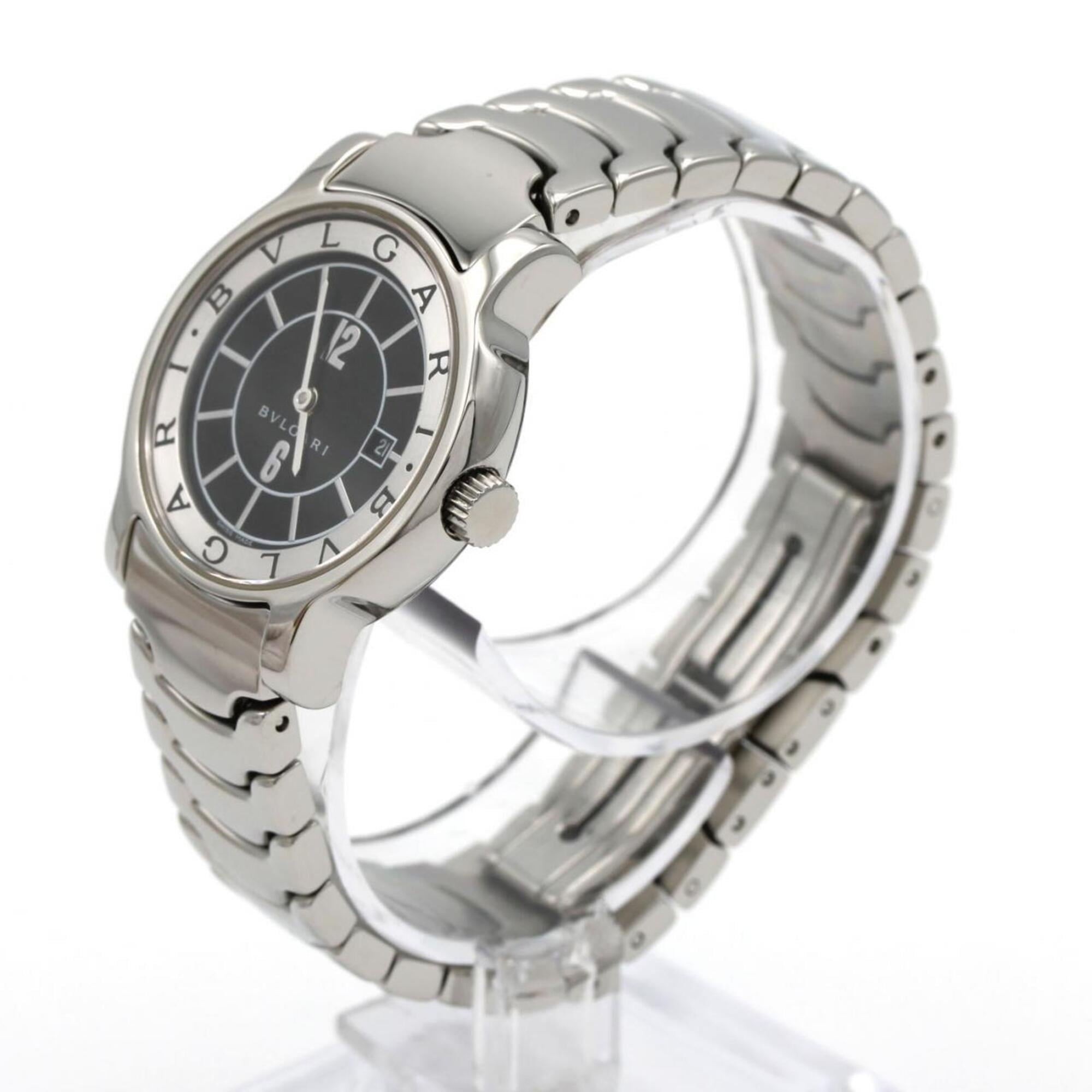 Bulgari Solotempo ST29S ST29BSSD Stainless Steel Quartz Watch
